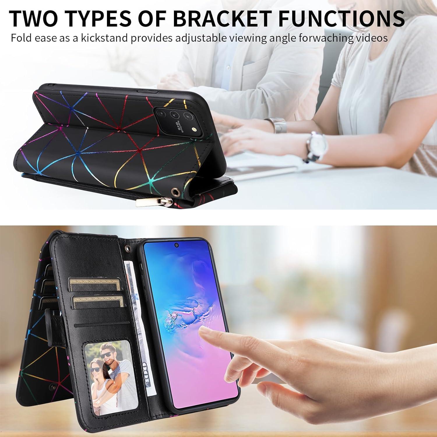 Funda billetera Furiet para Samsung Galaxy S10 Lite negra