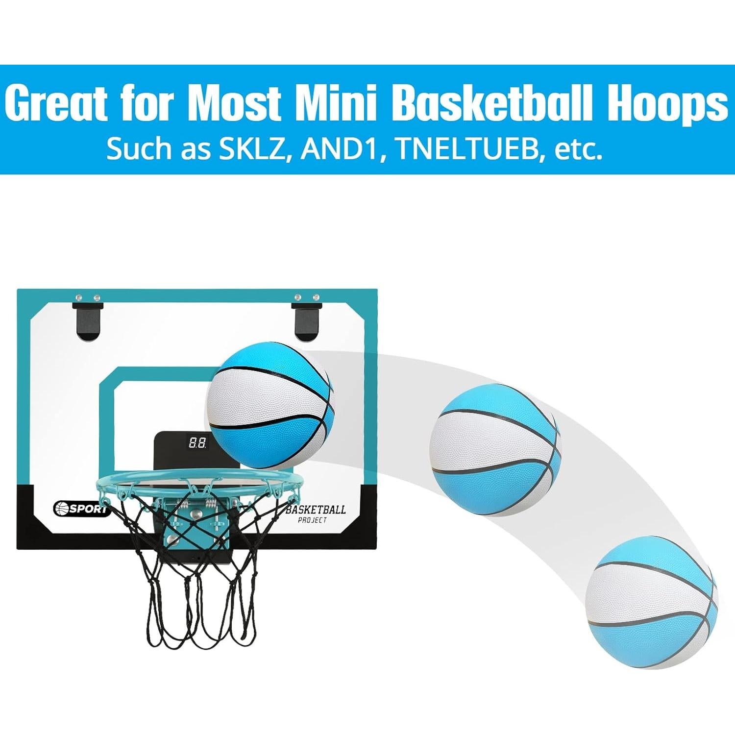 Mini Balones de Baloncesto TNELTUEB 21.6 cm Paquete de 2