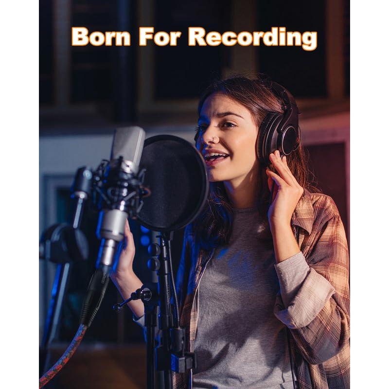 Cable XLR Corto 1 Pie VANDESAIL 2 Paquete Conector 3 Pines