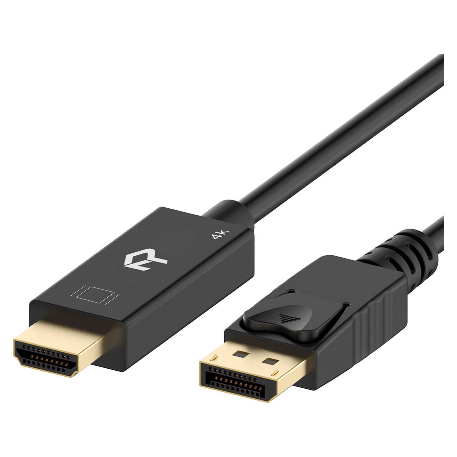 Cable DisplayPort a HDMI Rankie 1.83m 4K Audio Video