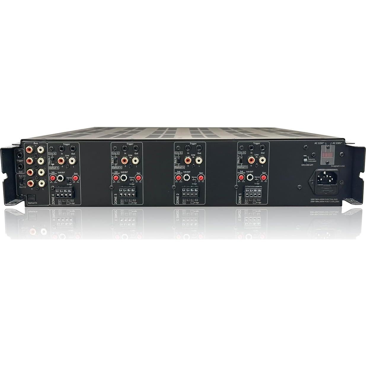 Amplificador Digital 8 Canales Soundavo MZA-8 50W 4 Ohmios