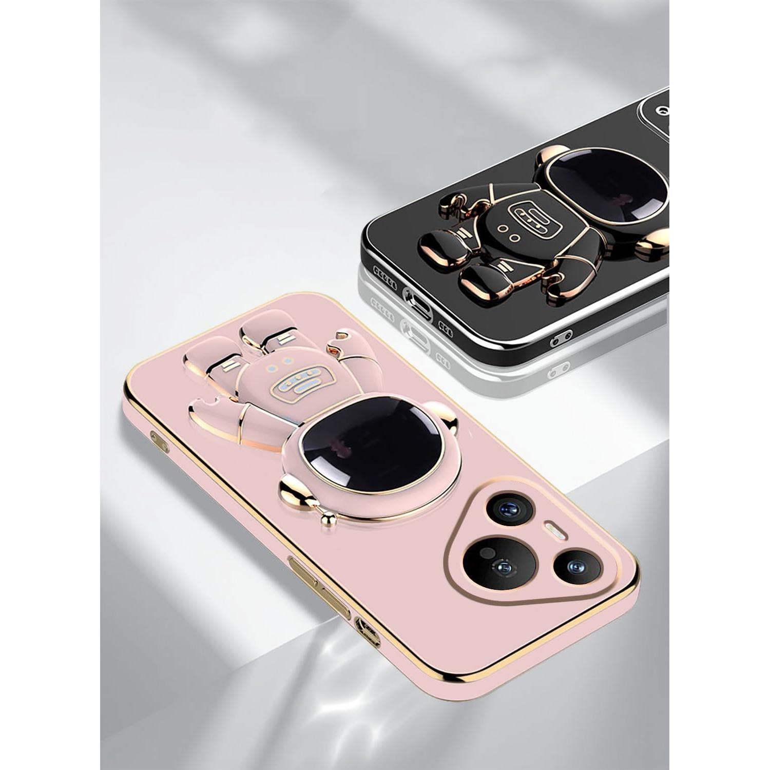 Funda Huawei Pura 70 Pro con Soporte Oculto - Negro