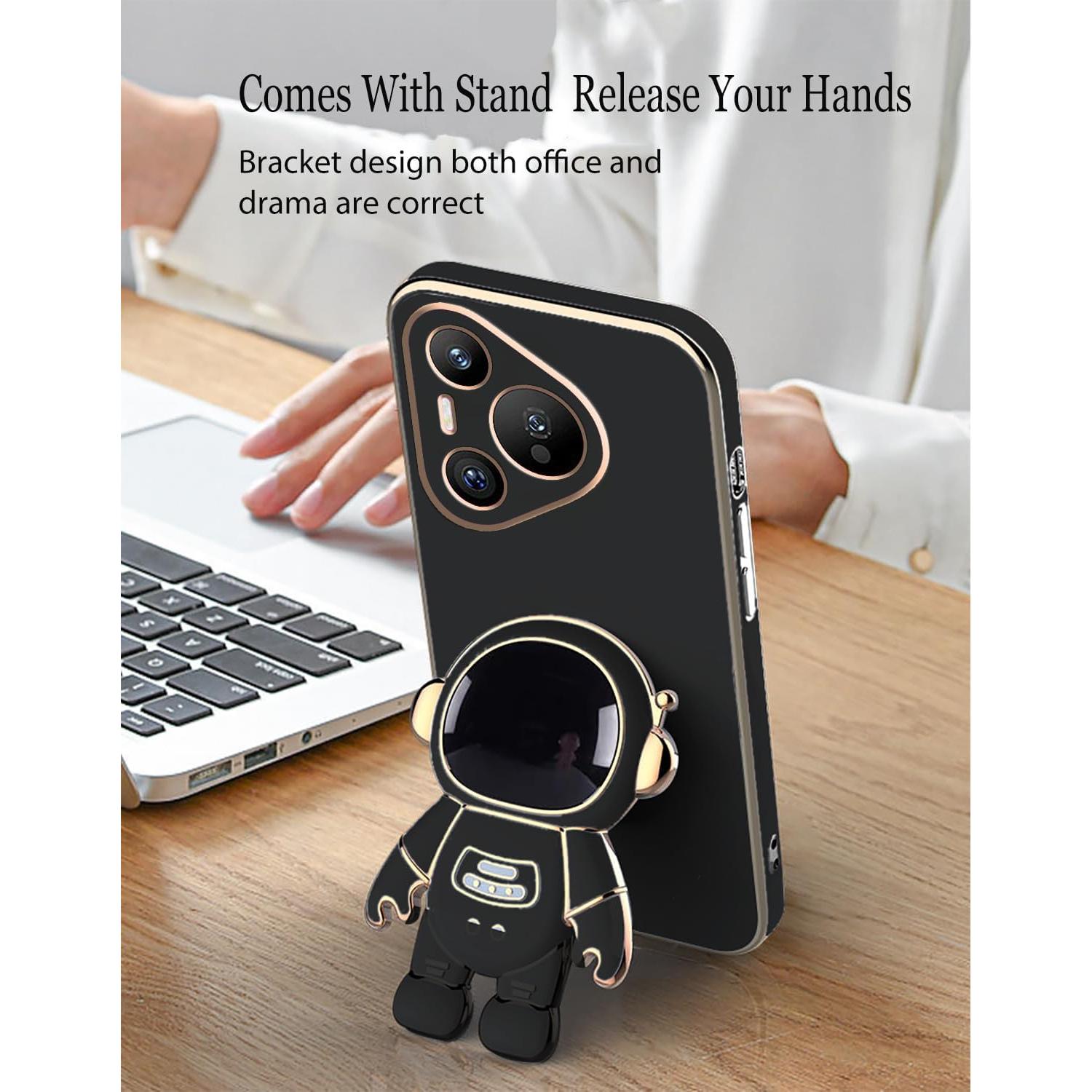 Funda Huawei Pura 70 Pro con Soporte Oculto - Negro