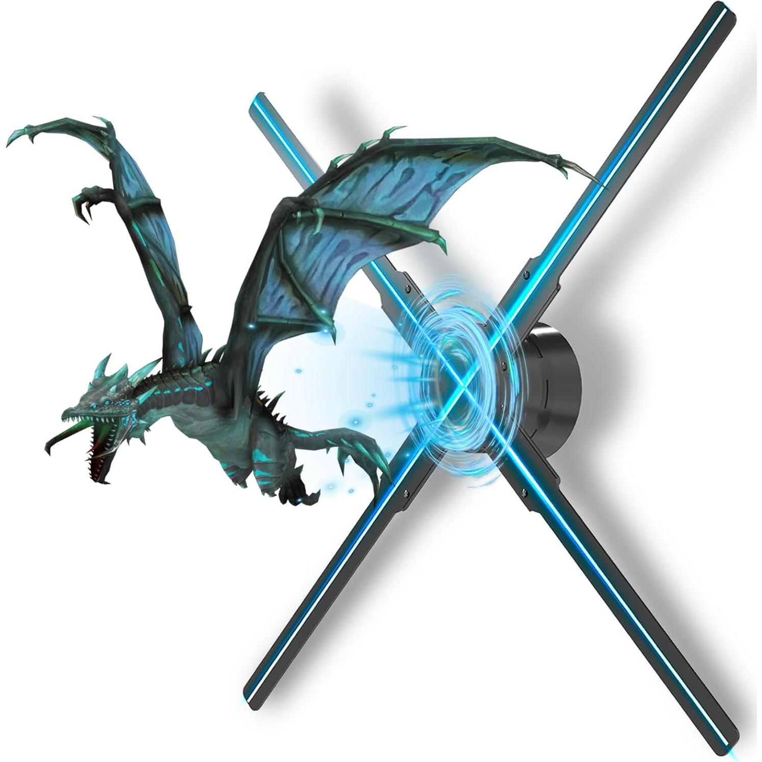 Ventilador Holográfico 3D Missyou 45cm Control Remoto Wifi