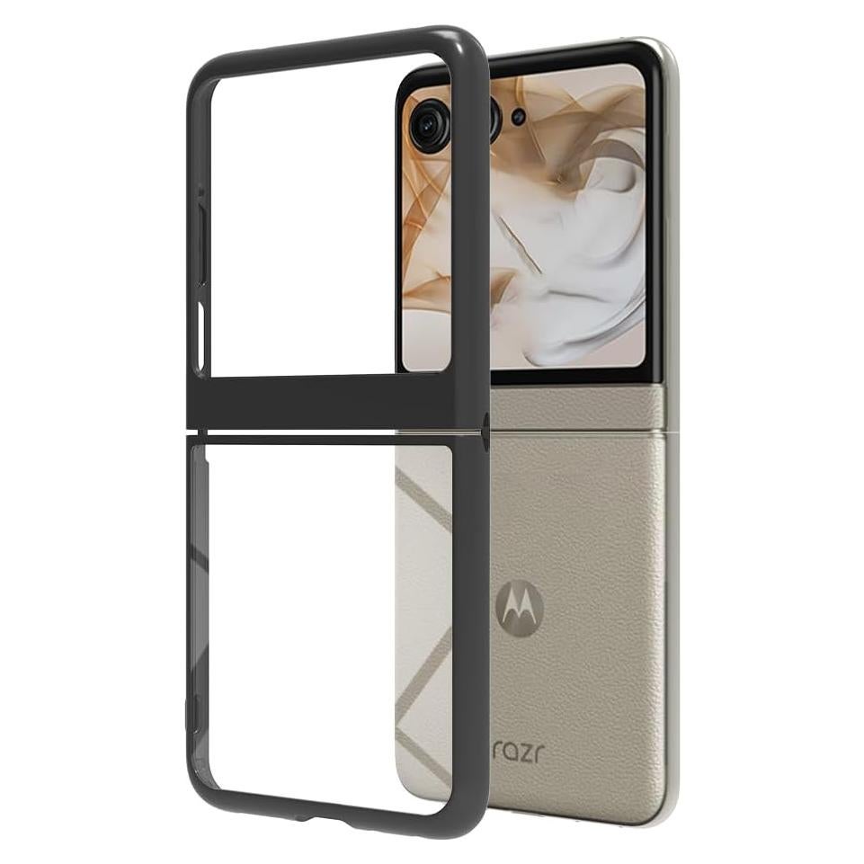 Funda Cristal Transparente para Motorola Razr 2024 - TPU y PC