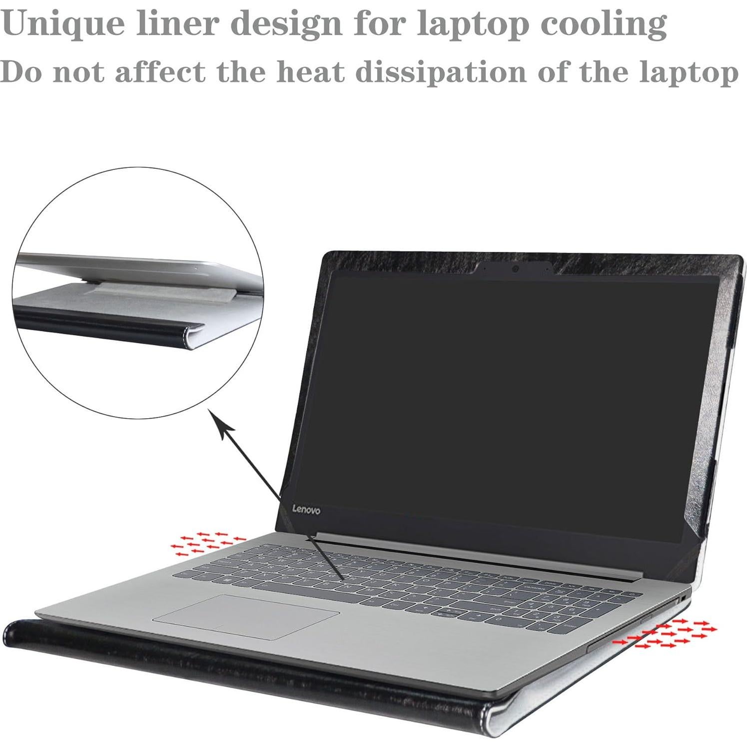 Funda Protectora Alapmk para Lenovo Ideapad 15.6" Negro