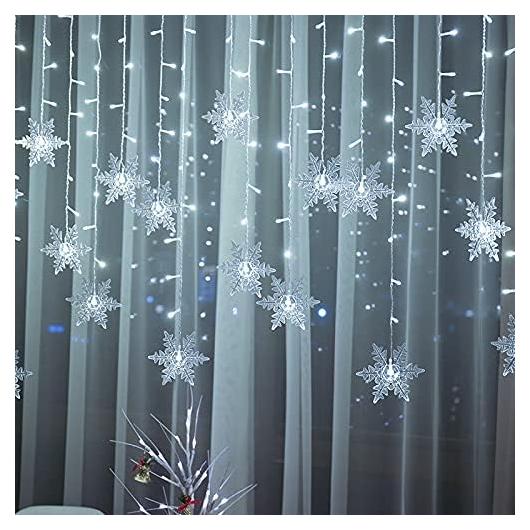 Luces de Cortina LED MBVBN 4M 96 Lámparas Blanco Frío