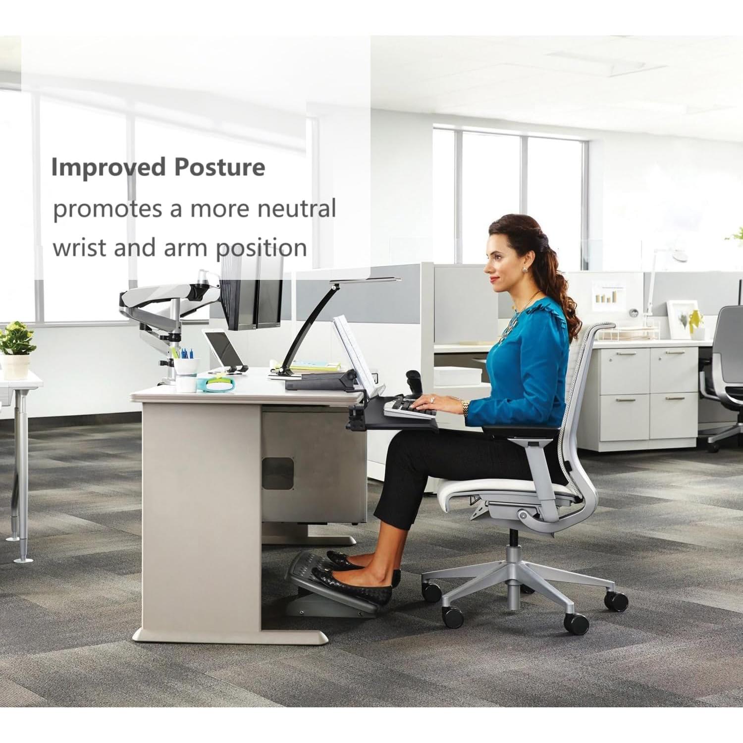 Bandeja de Teclado Deslizante MAX SMART 50.8 cm Ergonómica