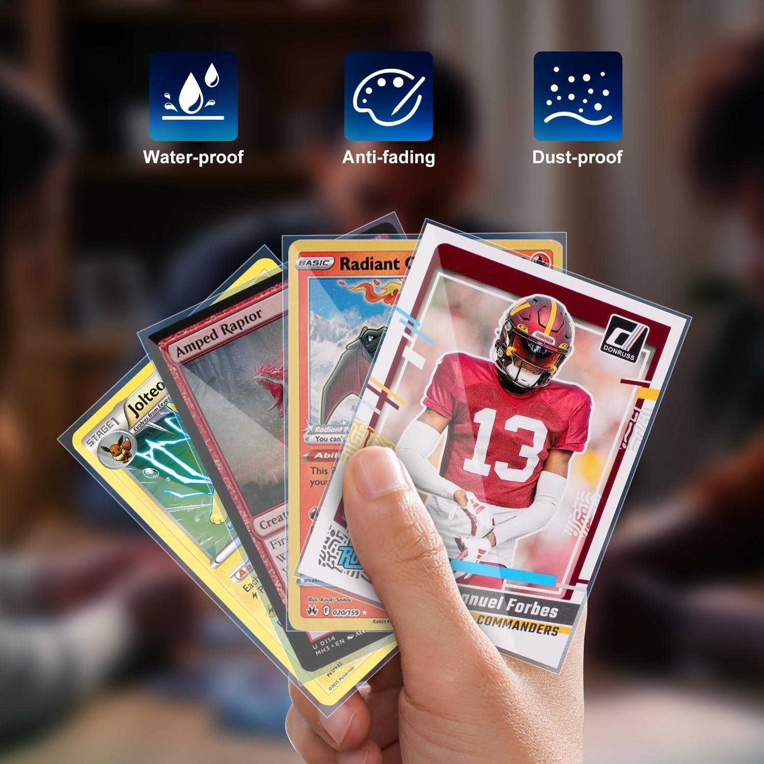 Fundas para Cartas de Intercambio COLQU 500ct 66x91mm Transparentes