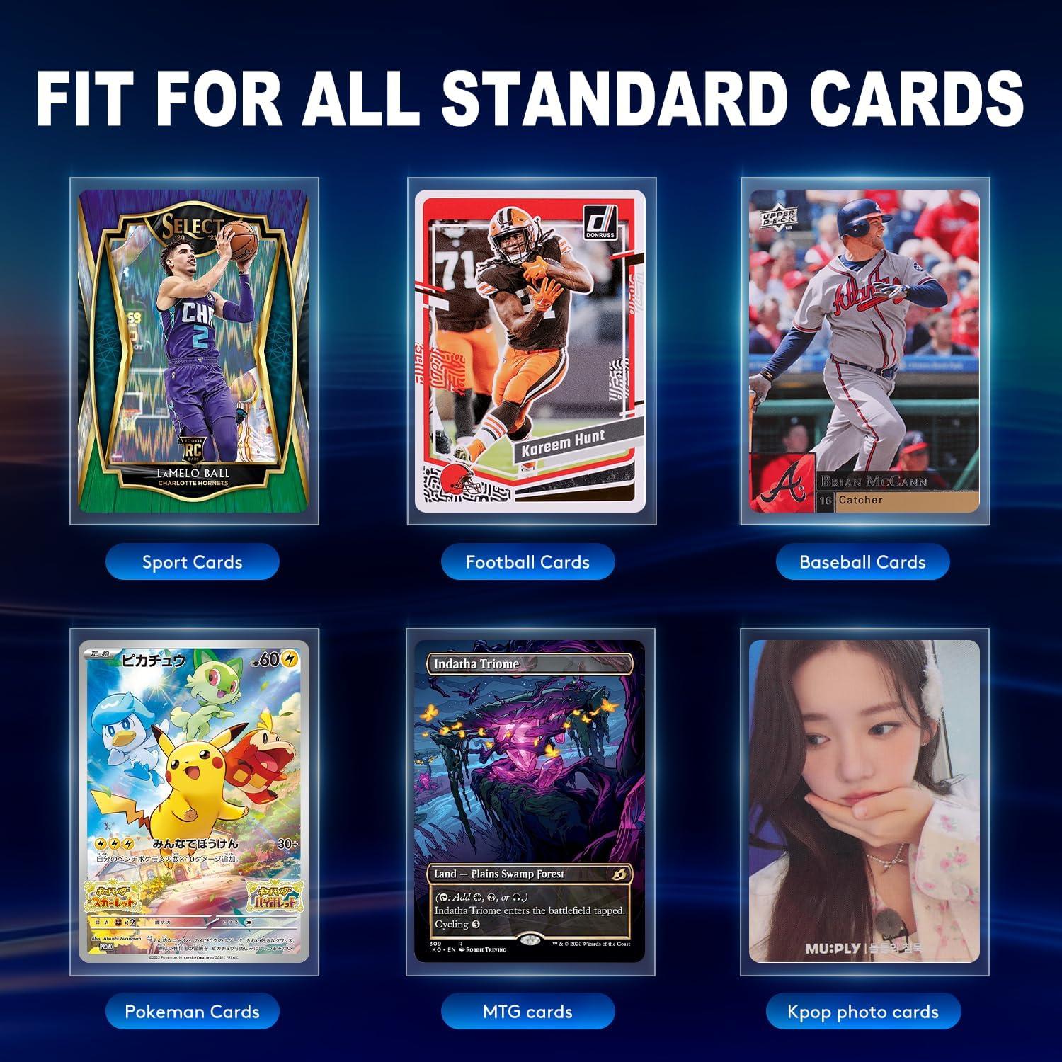 Fundas para Cartas de Intercambio COLQU 500ct 66x91mm Transparentes