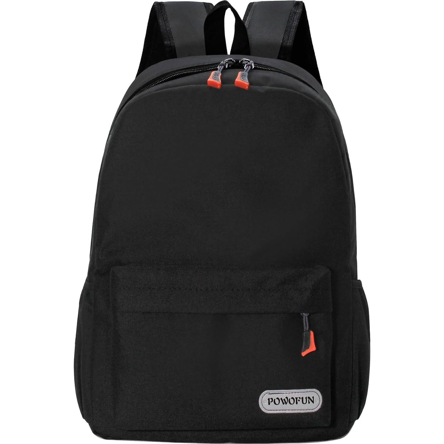 Mochila Infantil Ligera 40x26x13cm Oxford Negra