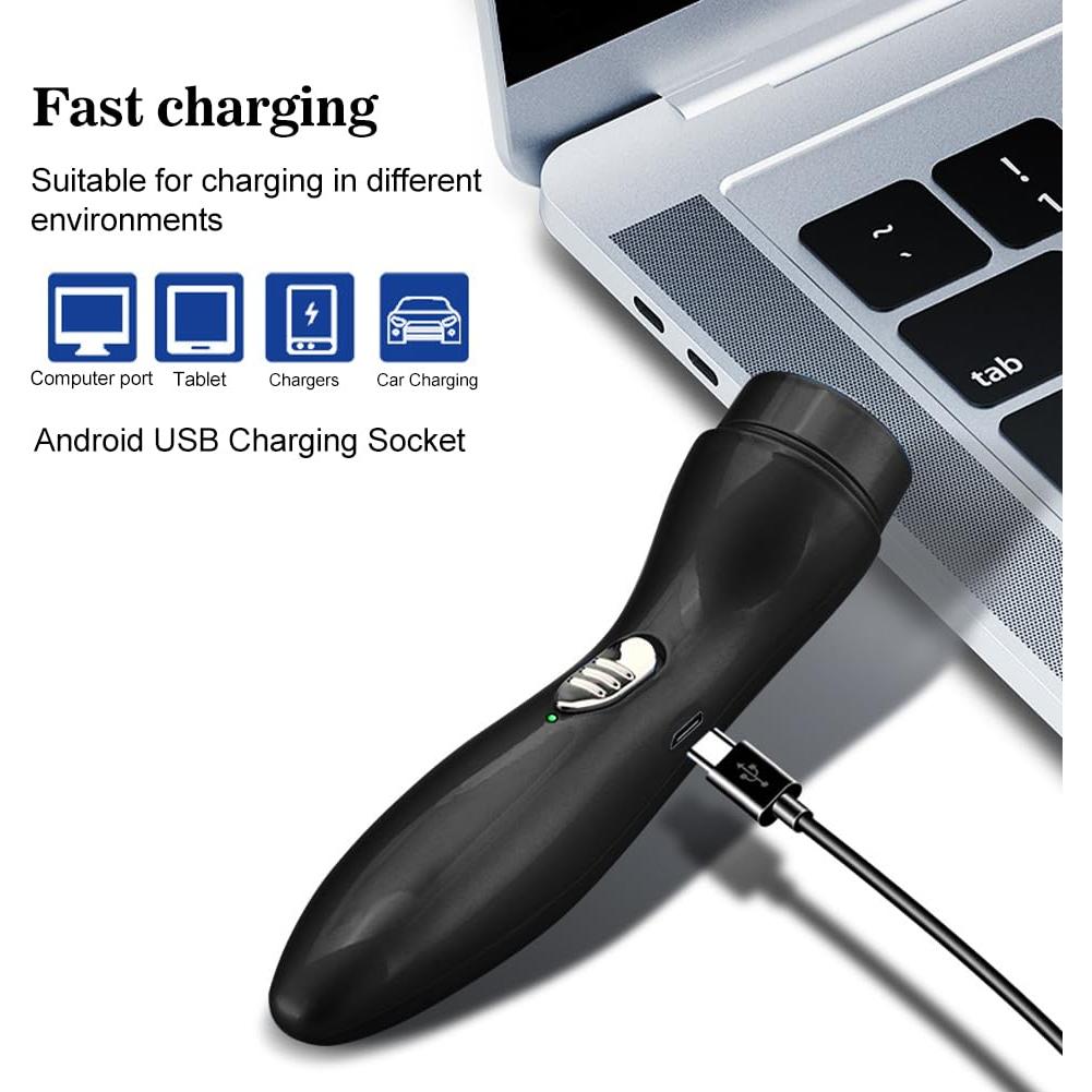 Mini Afeitadora Eléctrica Inalámbrica QKDS USB Portátil 400mAh