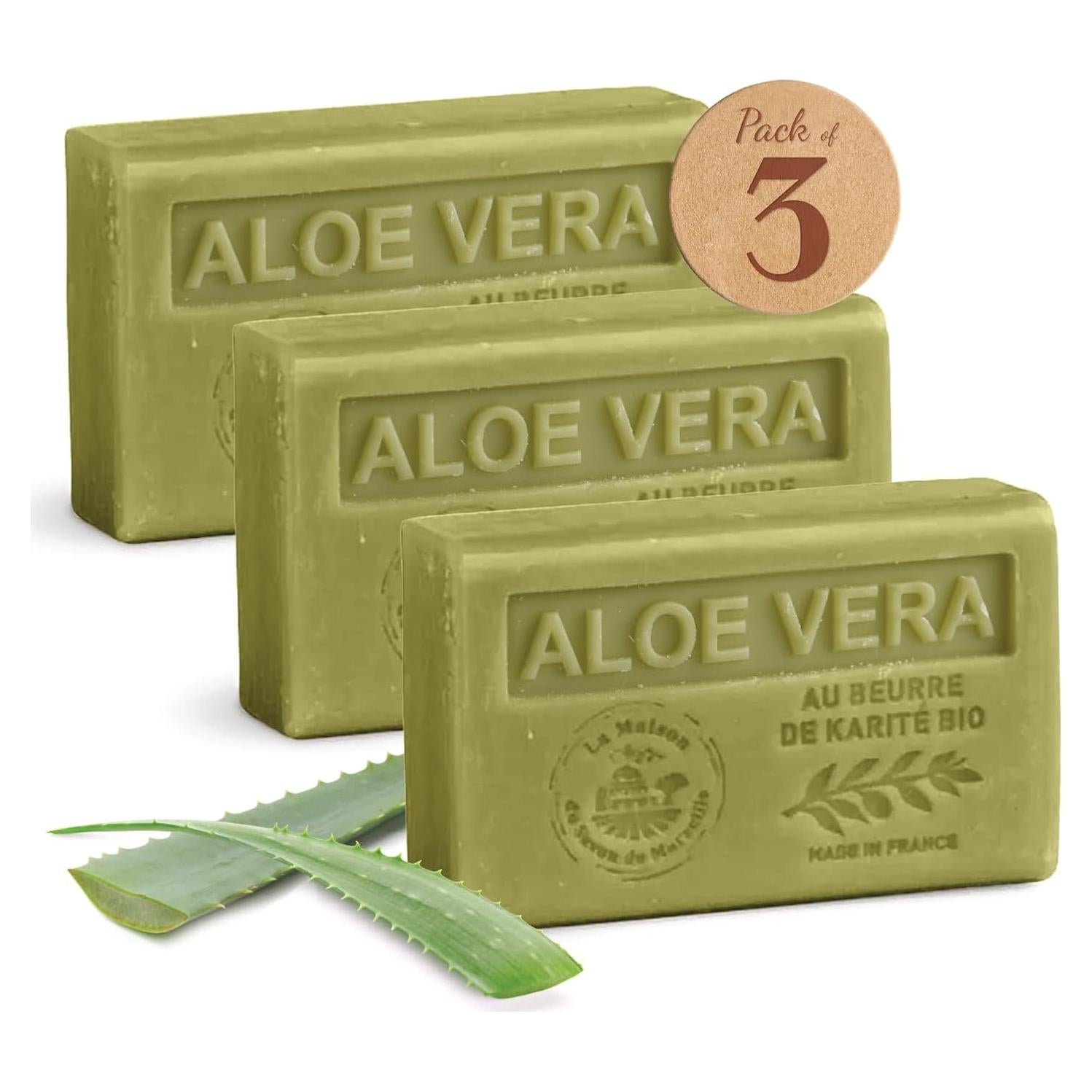 Trío de Jabones Hidratantes La Maison - Aloe Vera 3x125g