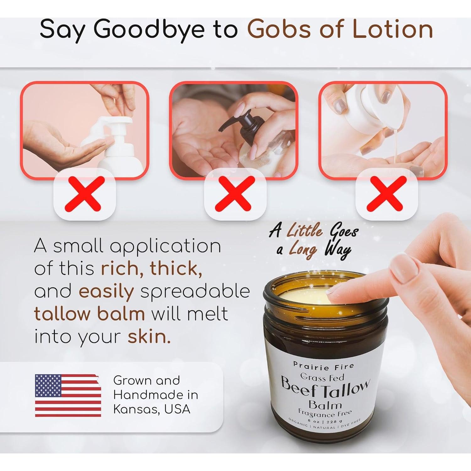 Bálsamo de Sebo de Res Orgánico Prairie Fire 113.4 g Incienso