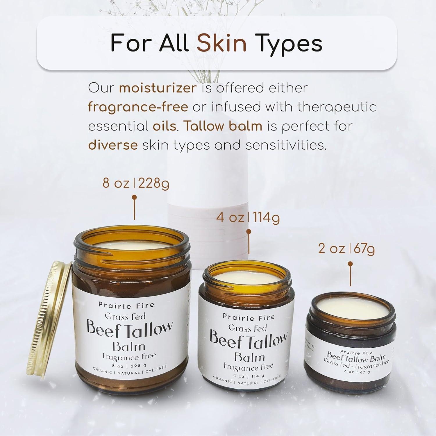 Bálsamo de Sebo de Res Orgánico Prairie Fire 113.4 g Incienso