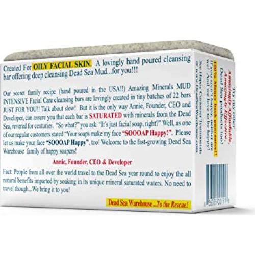 Jabón Facial MUD Intensivo Dead Sea Warehouse 142 g - Purificante