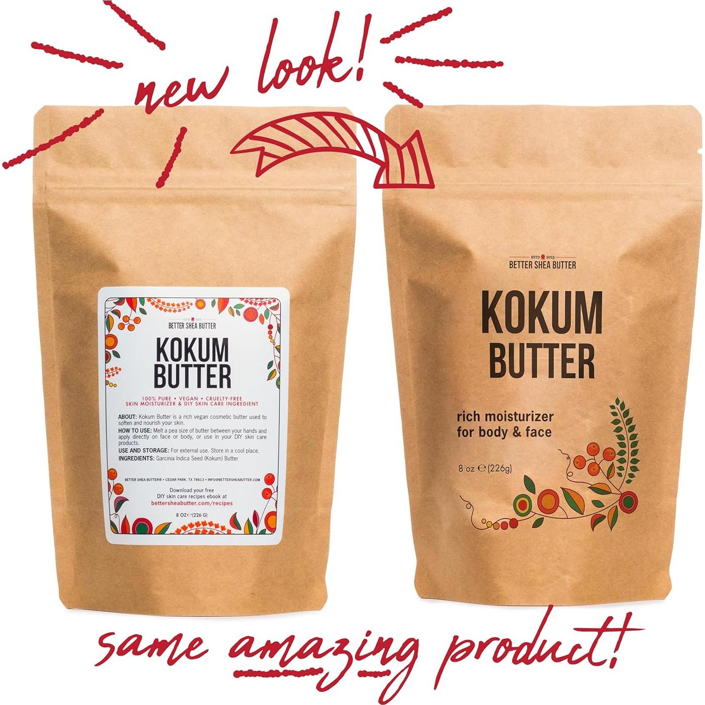 Manteca de Kokum Cruda Sin Refinar 226 g - Hidratante Puro DIY