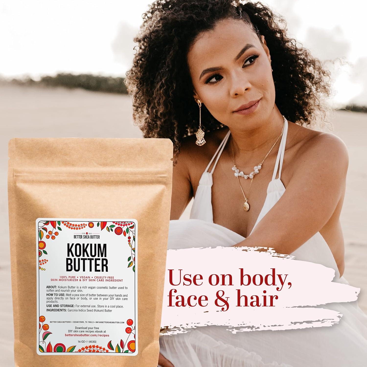 Manteca de Kokum Cruda Sin Refinar 226 g - Hidratante Puro DIY