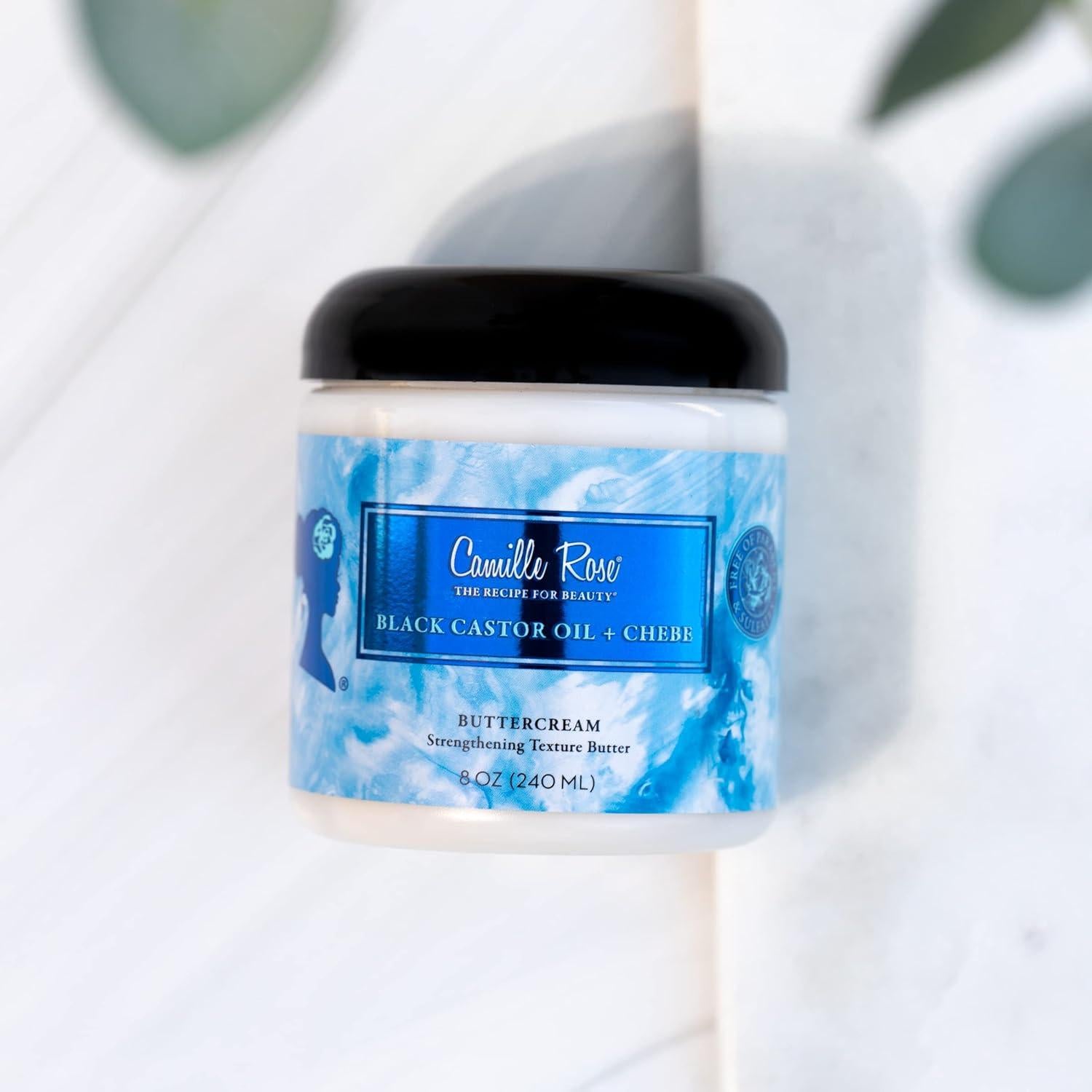 Mantequilla fortalecedora Camille Rose 226.8 g - Aceite de ricino y chebe