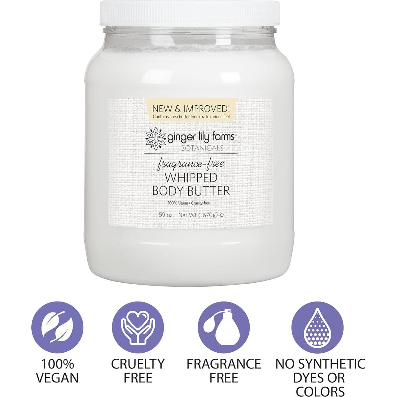 Manteca Corporal Batida Ginger Lily Farms 1.67 kg Sin Fragancia