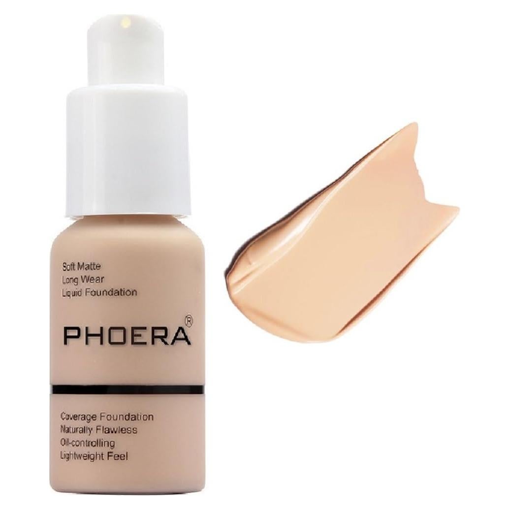 Base Líquida Mate PHOERA 28.35g Control de Aceite 24HR