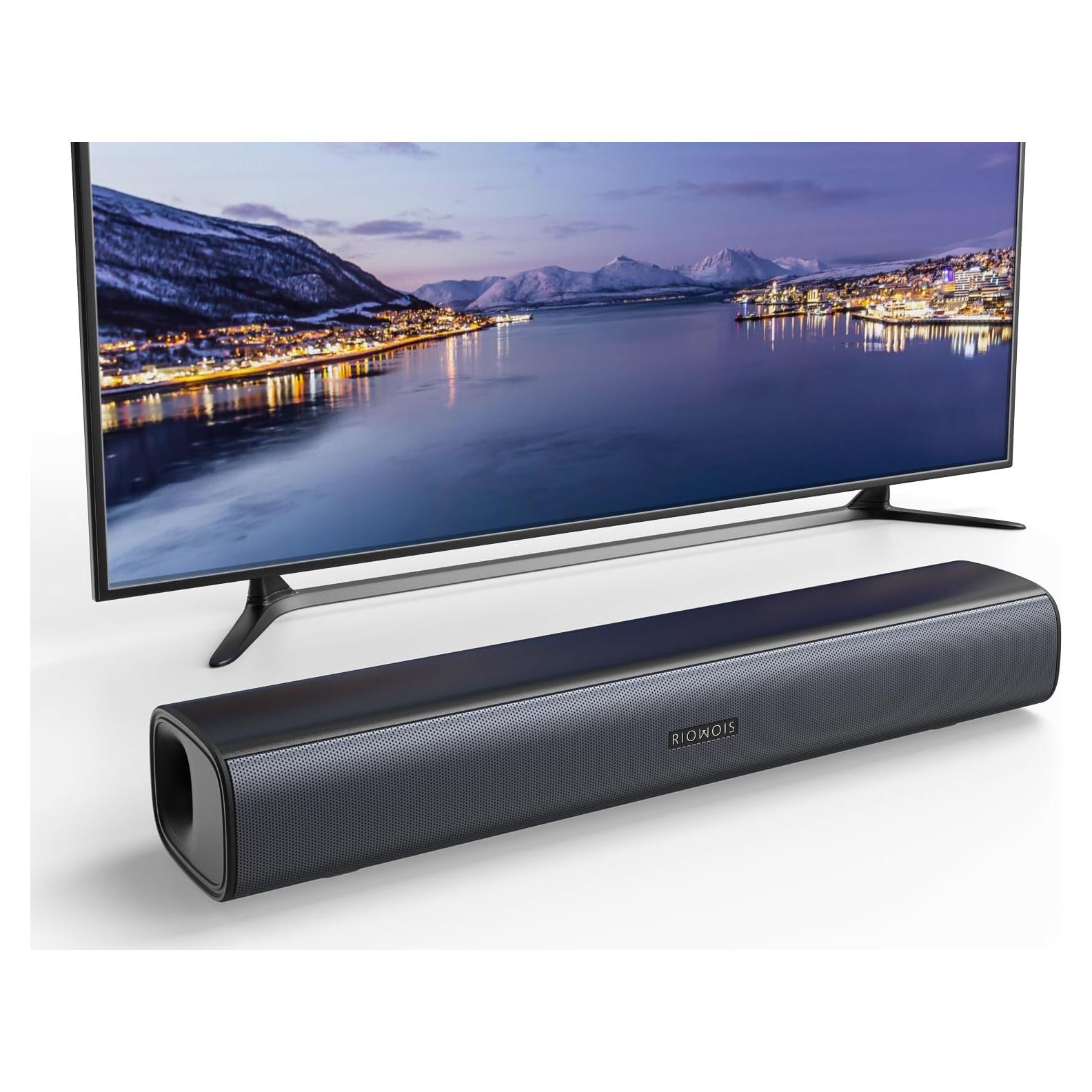 Barra de Sonido RIOWOIS DS6301G para TV, 1.1 kg, Bluetooth