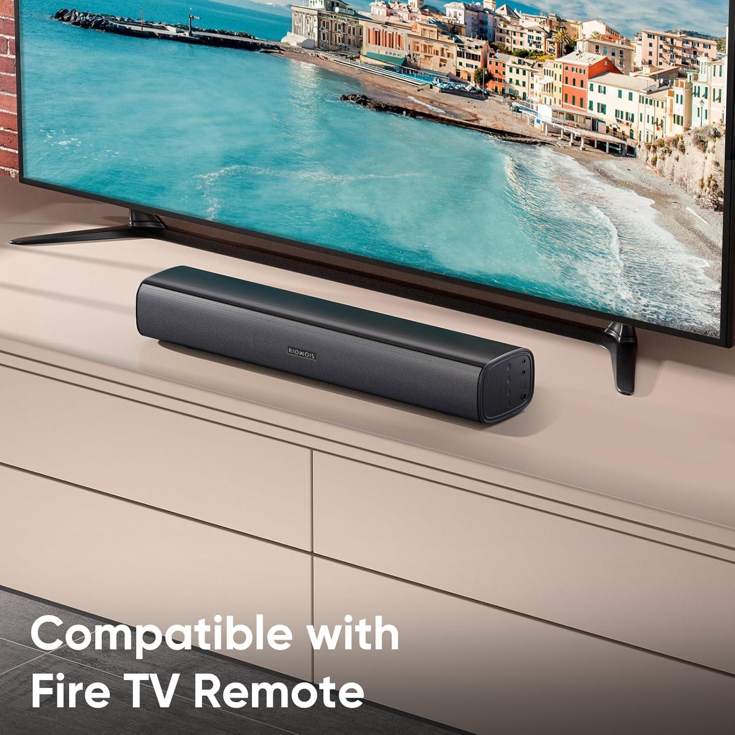 Barra de Sonido RIOWOIS DS6301G para TV, 1.1 kg, Bluetooth