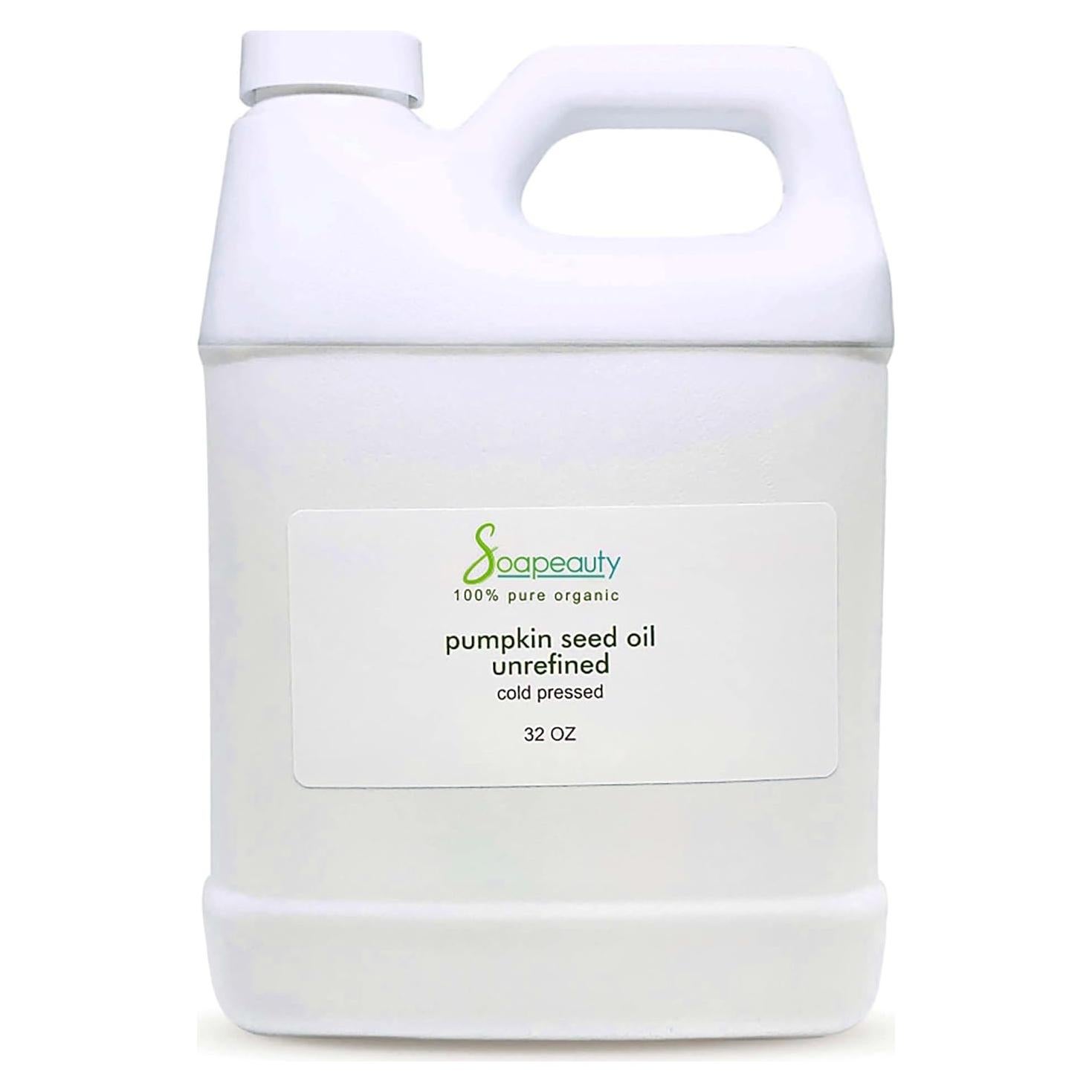 Aceite de Semilla de Calabaza Orgánico Soapeauty 0.91L Prensado en Frío