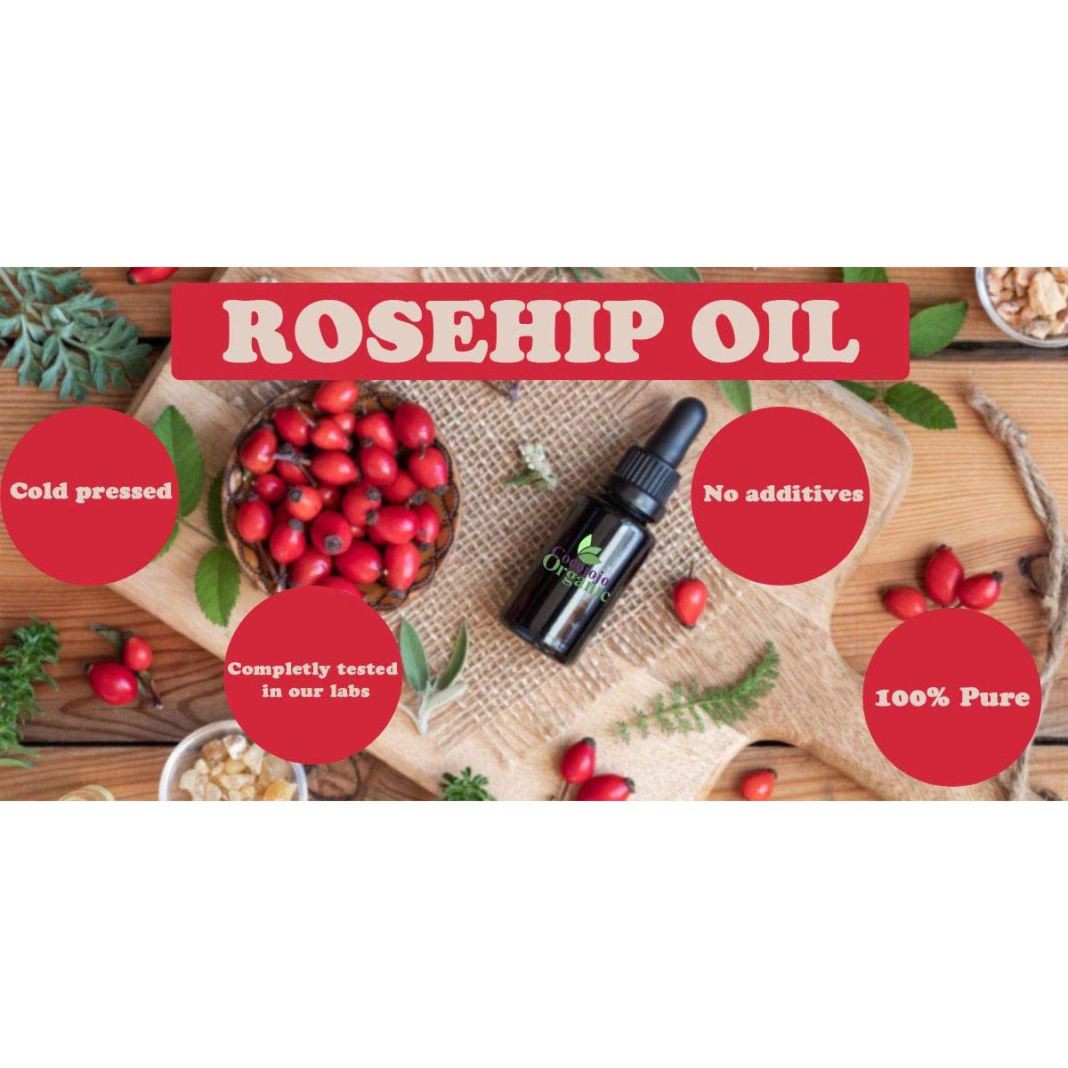 Aceite de Rosa Mosqueta Orgánico Cocojojo 227 ml Hidratante