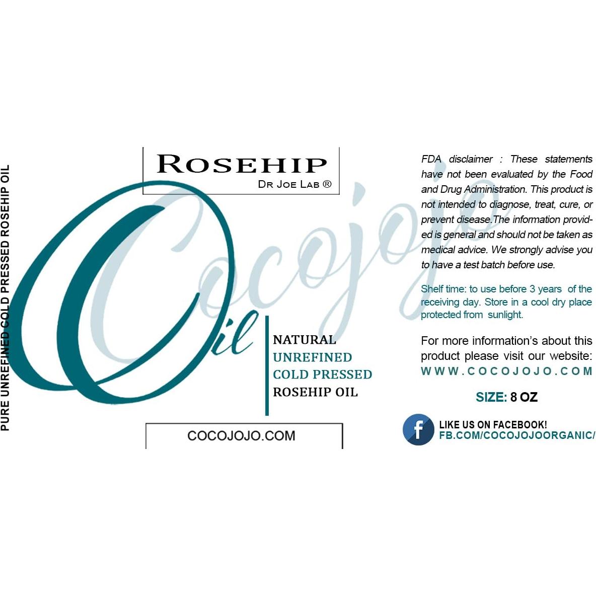 Aceite de Rosa Mosqueta Orgánico Cocojojo 227 ml Hidratante