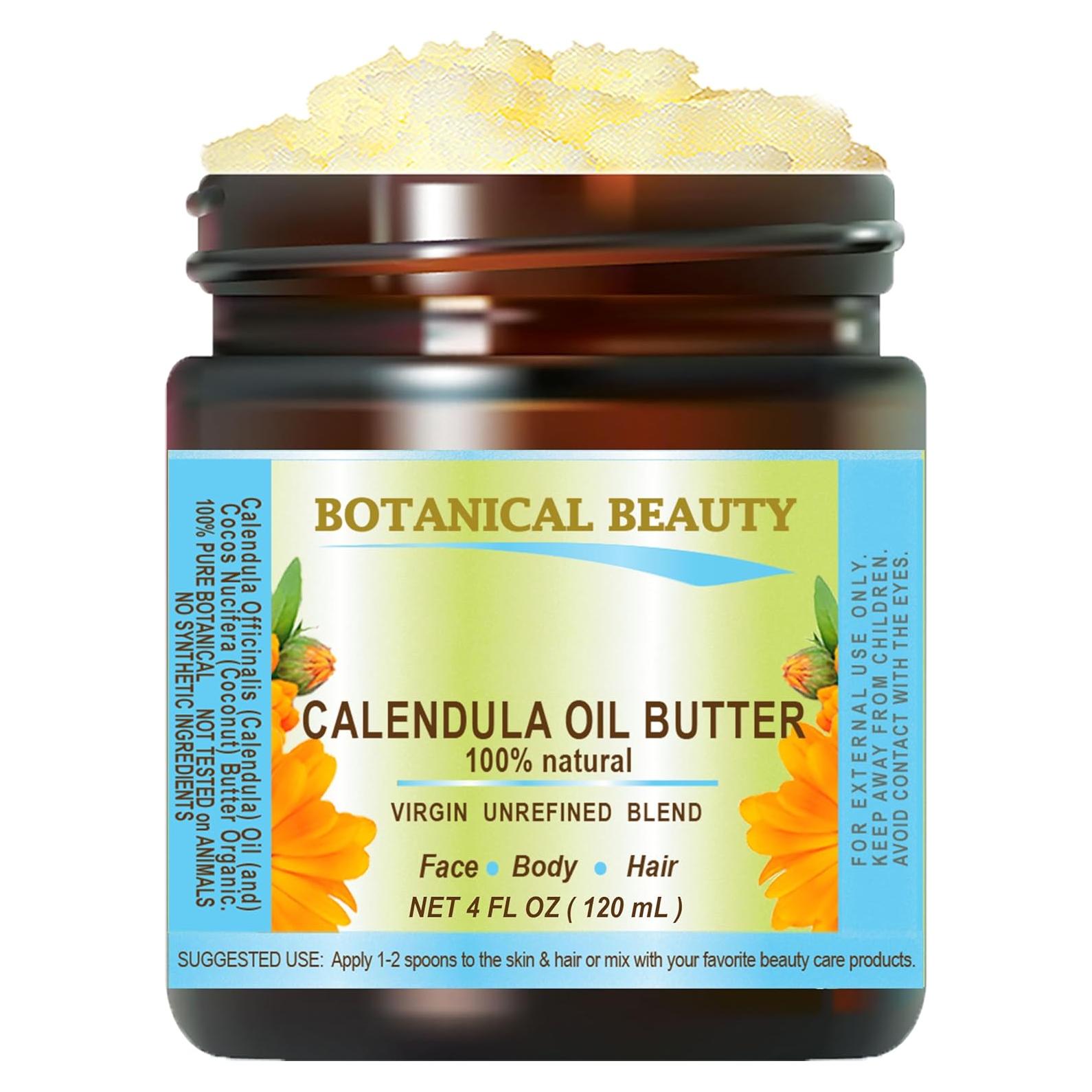 Mantequilla de Aceite de Caléndula 100% Pura 120 ml Botanical Beauty