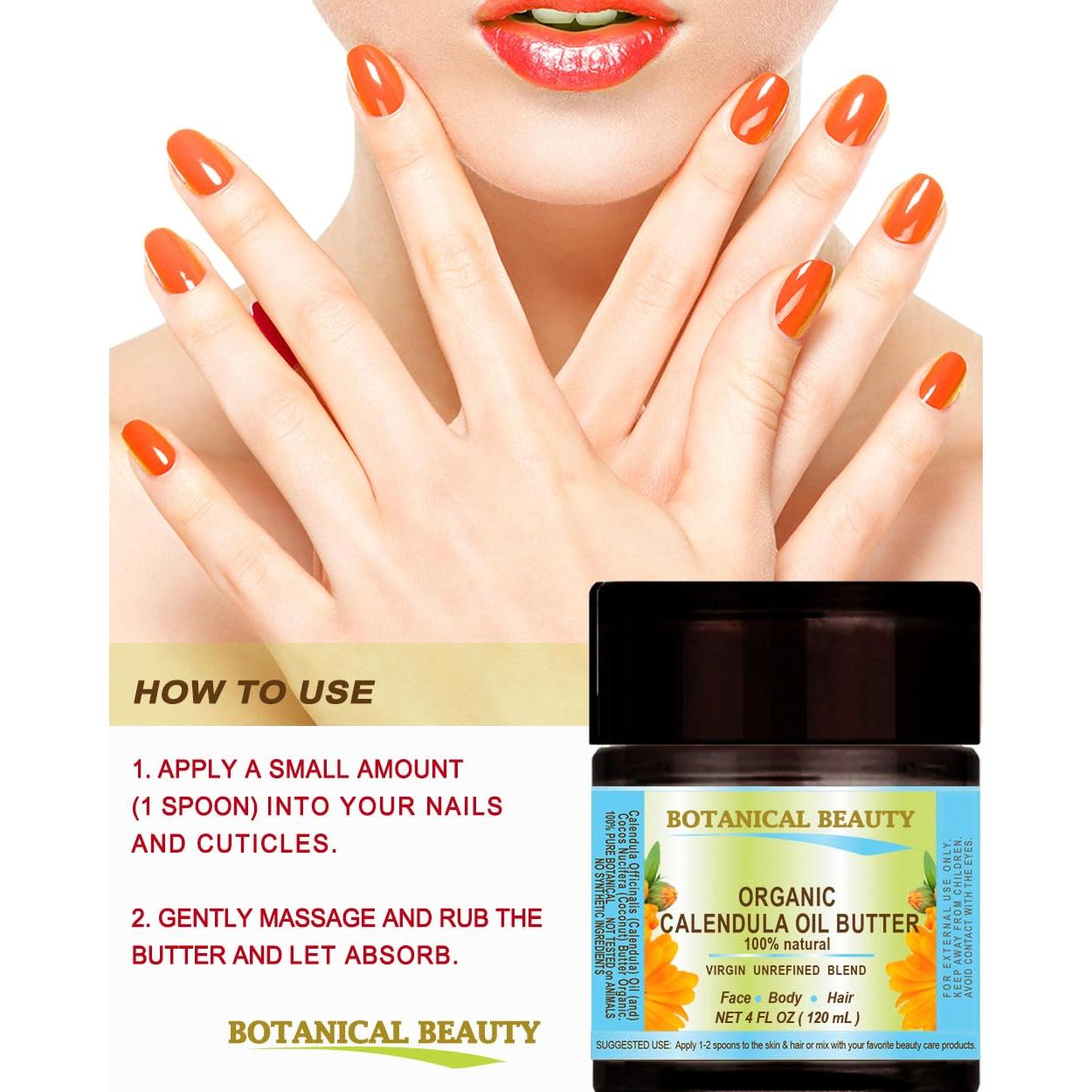 Mantequilla de Aceite de Caléndula 100% Pura 120 ml Botanical Beauty