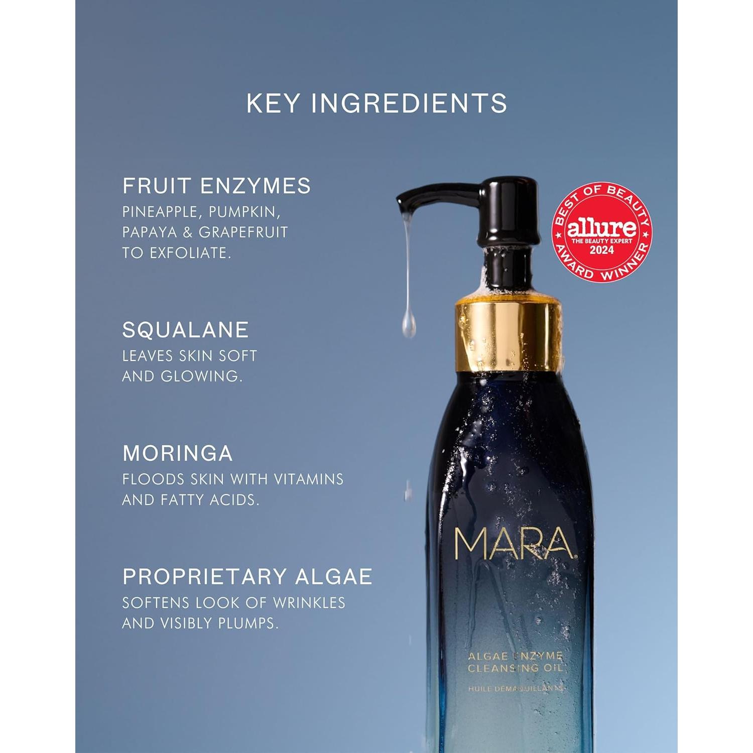 Aceite Limpiador Enzimático MARA 60 ml - Vegano y Sin Gluten