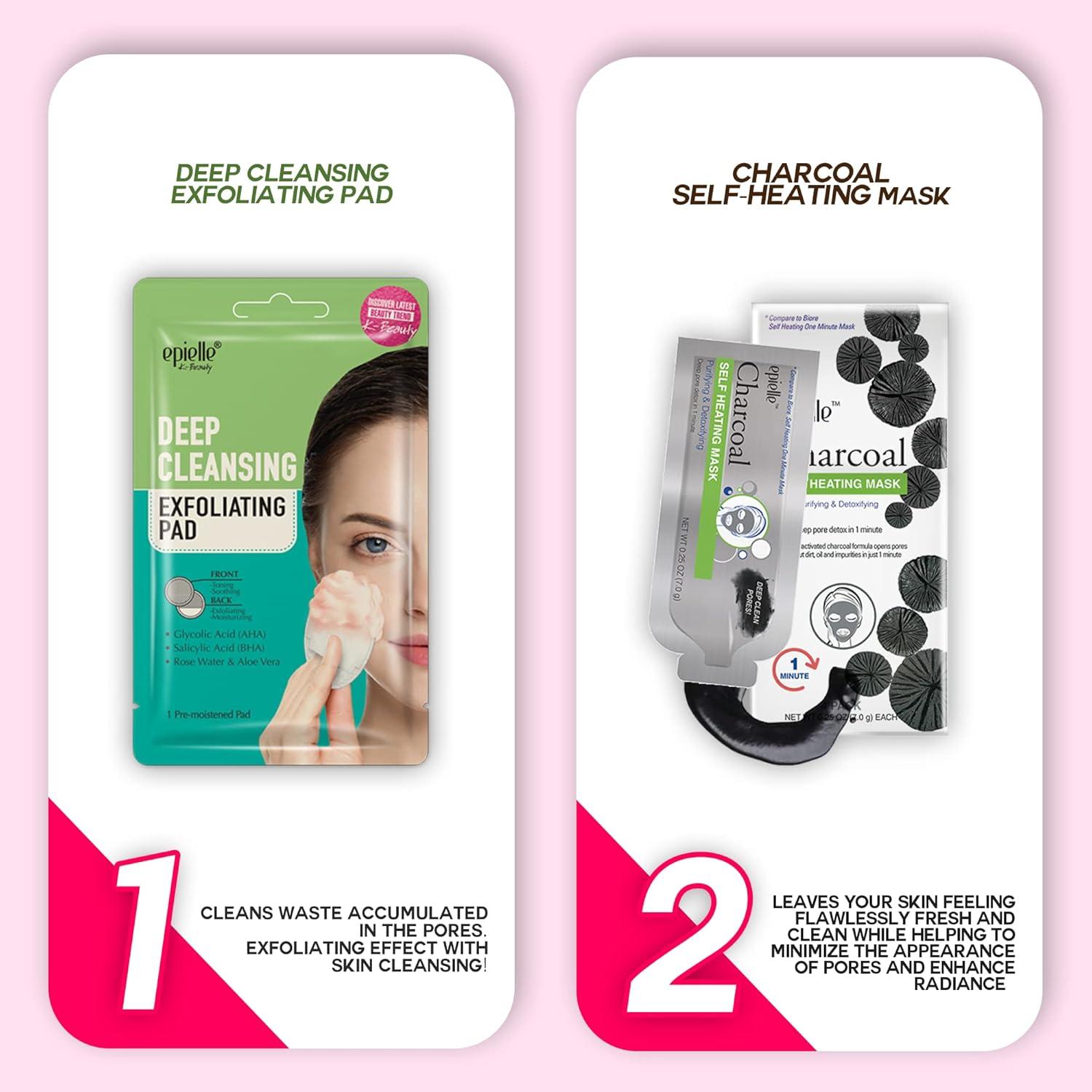 Kit de Cuidado de la Piel Epielle K-Beauty 6 Esenciales Spa