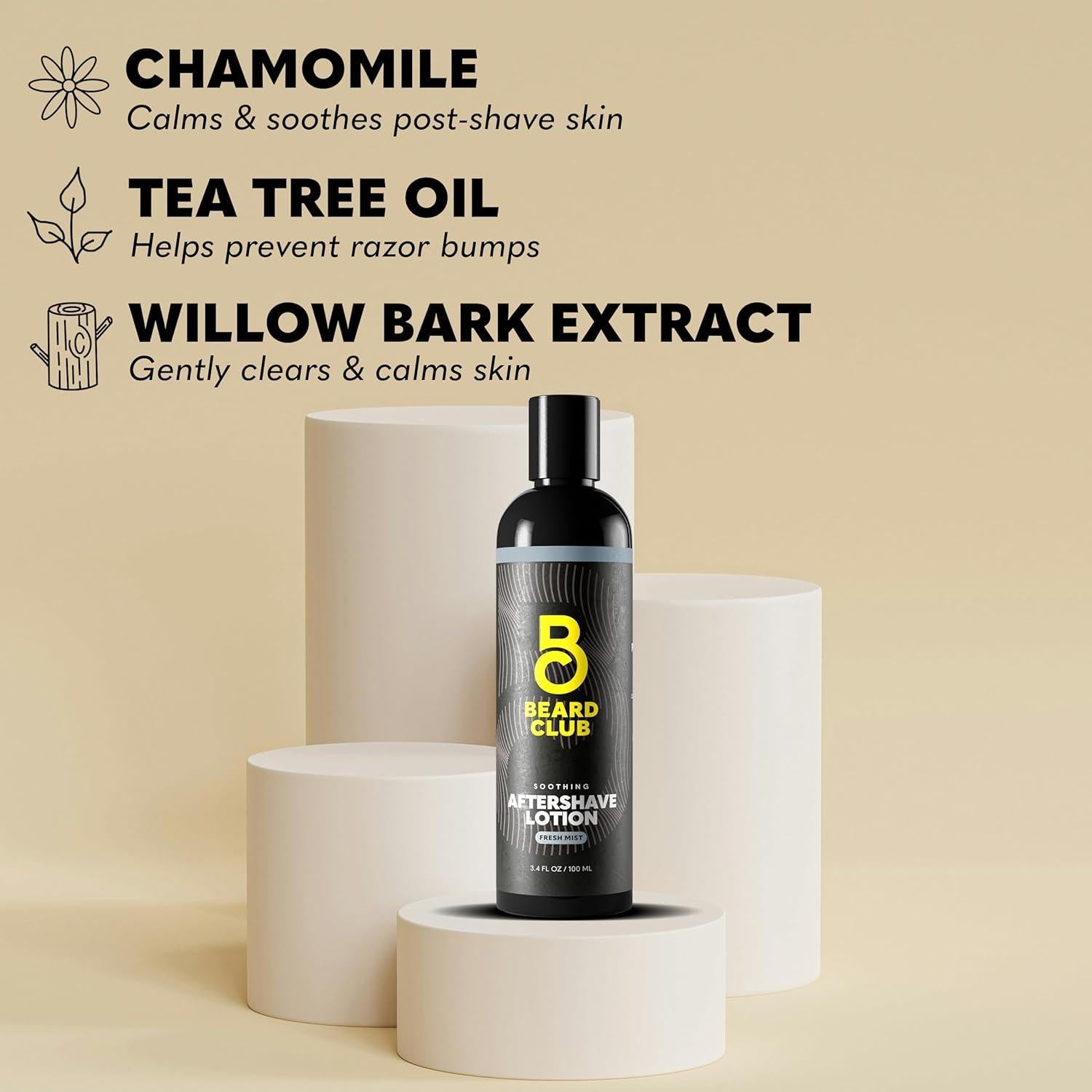 Loción Aftershave The Beard Club 100ml - Calmante para Hombres