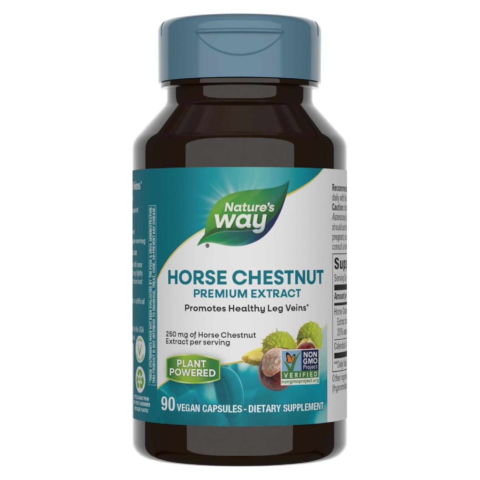 Extracto de Castaño de Indias Nature's Way 250 mg 90 Cápsulas Veganas