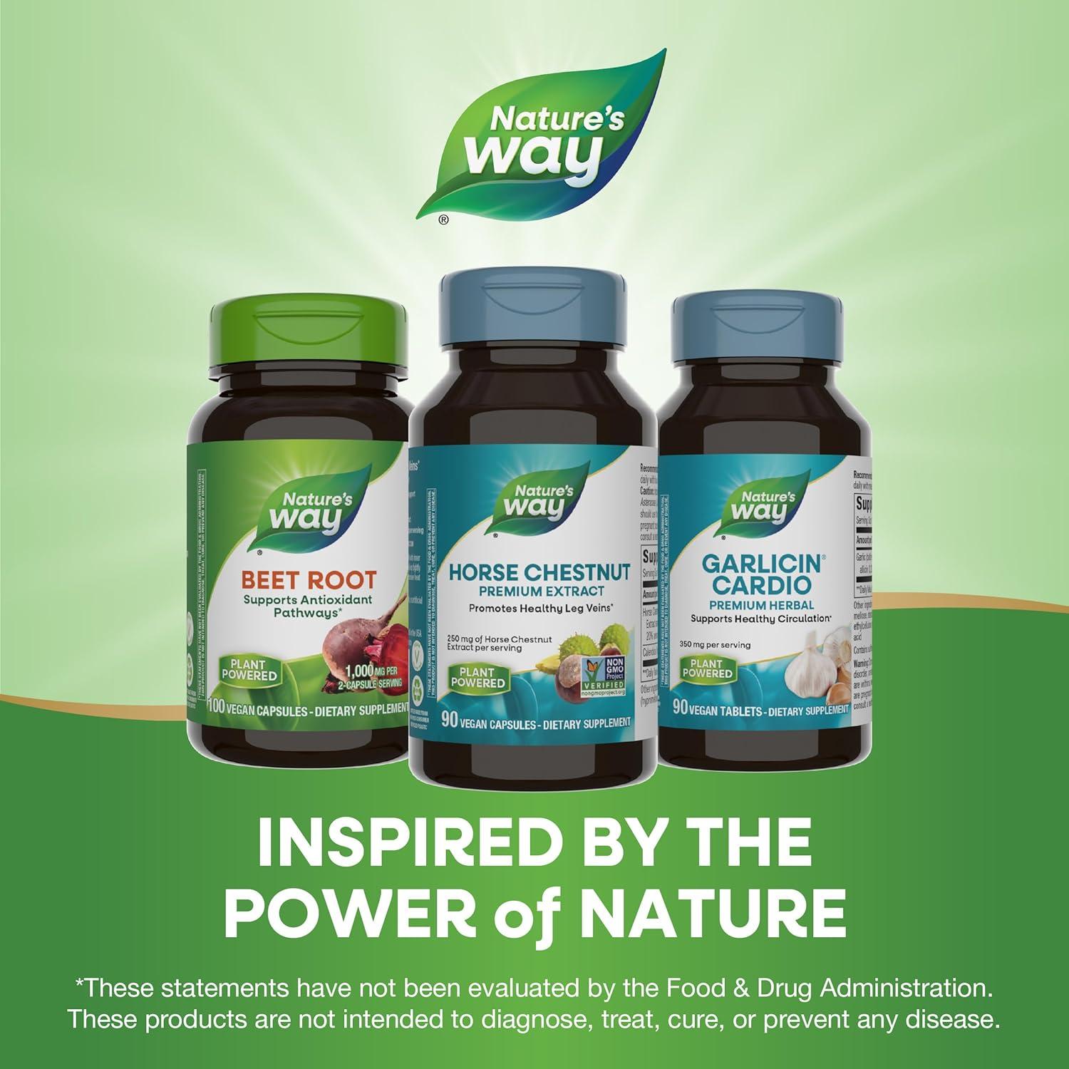 Extracto de Castaño de Indias Nature's Way 250 mg 90 Cápsulas Veganas