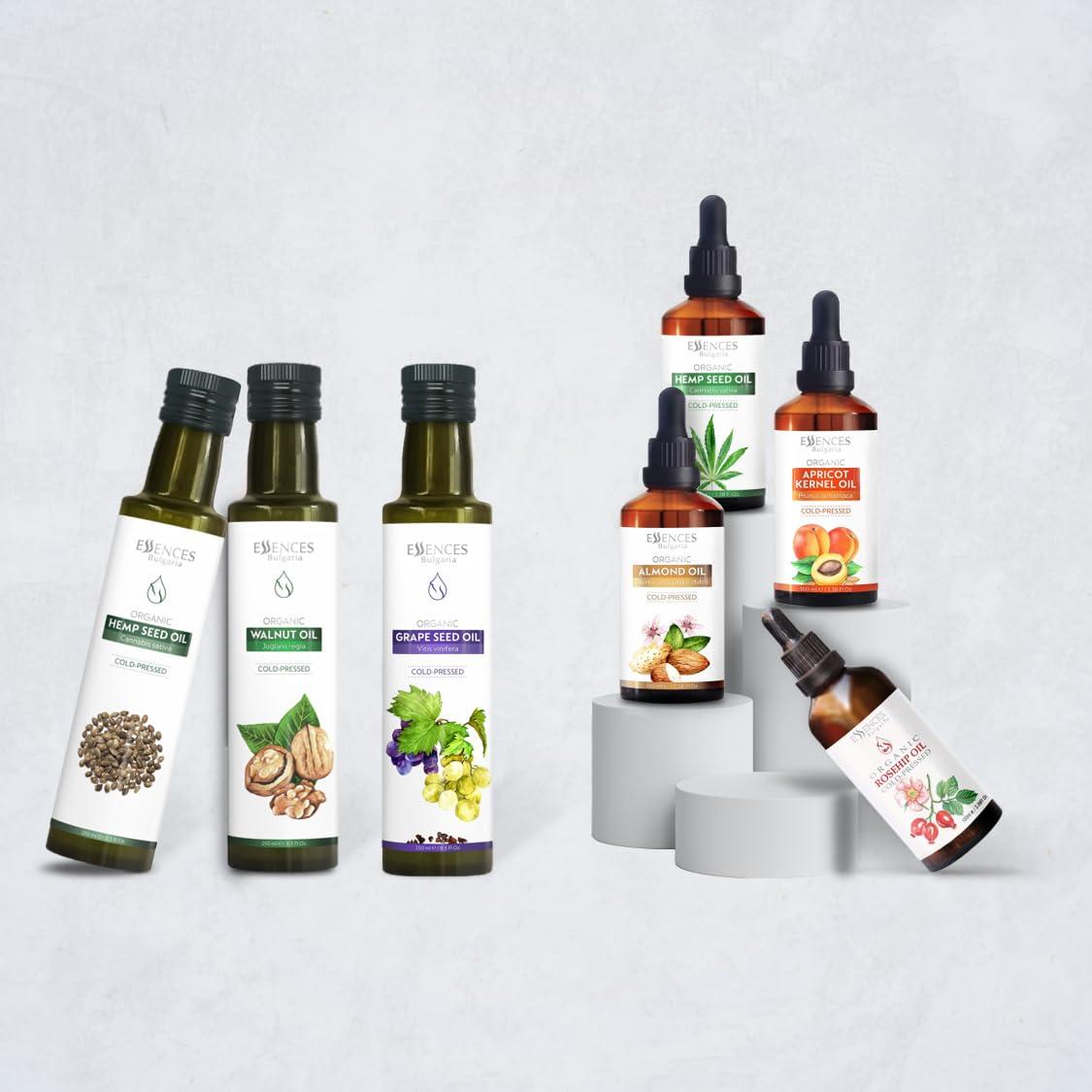 Aceite de Semilla de Uva Orgánico Essences Bulgaria 250ml - Prensado en Frío