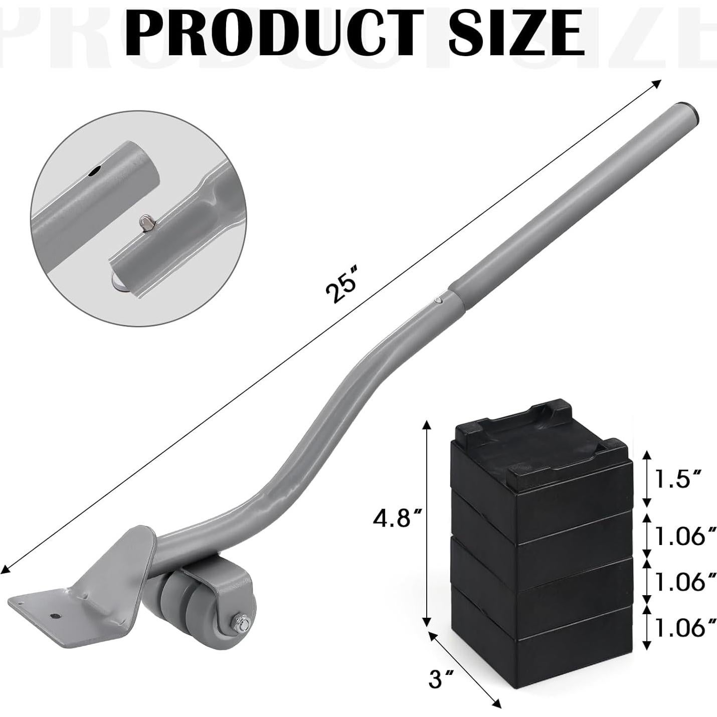 Elevador de Muebles VIOBEPASS con Ruedas y Bloques 0.85 kg