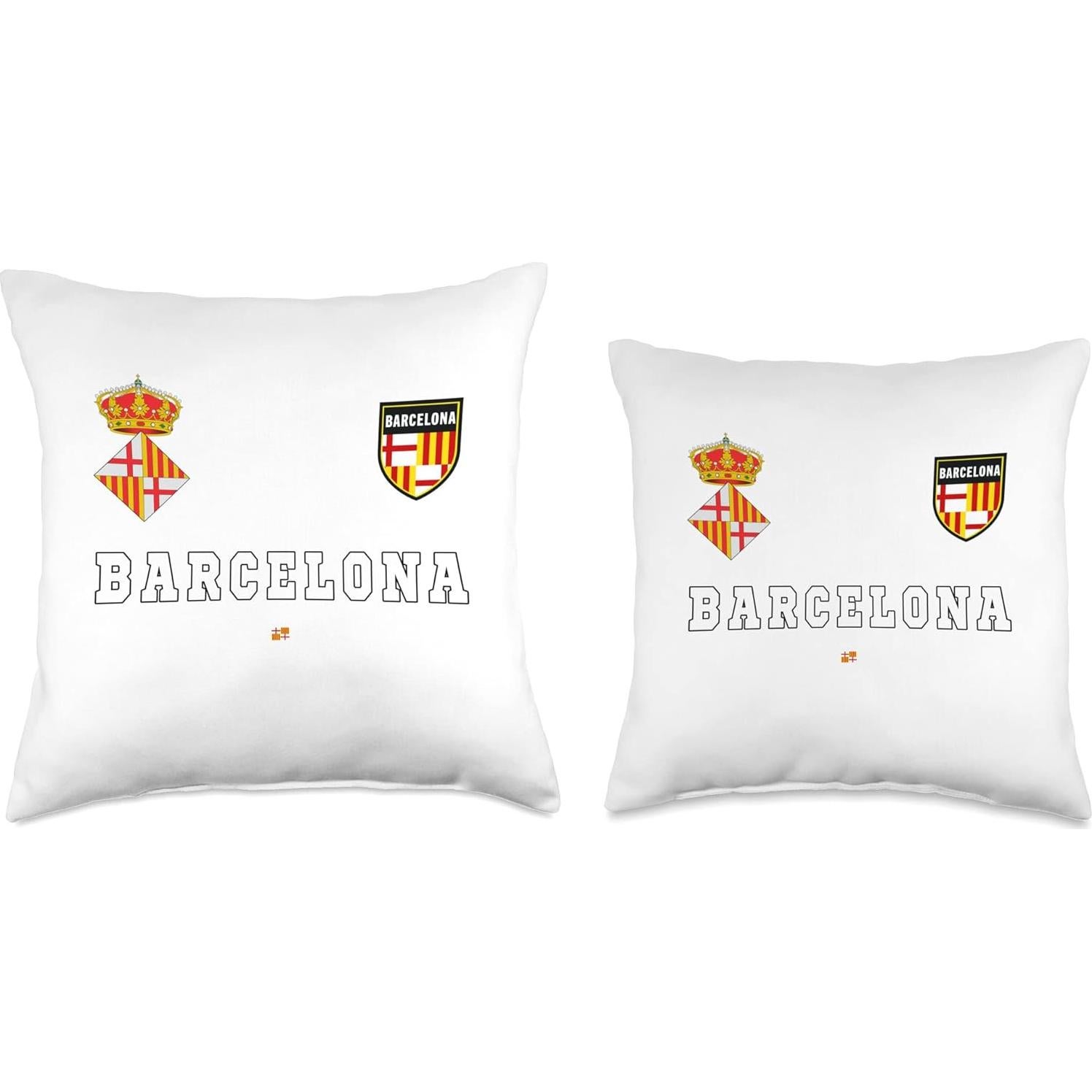 Cojín Decorativo 40x40 cm Poliester Bandera Barcelona