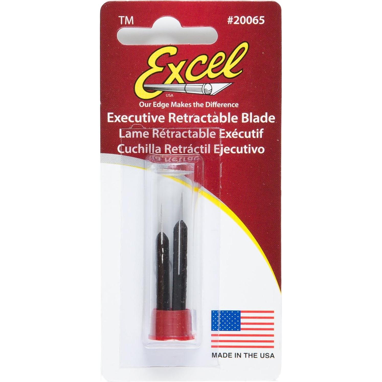Cuchillas Retráctiles Excel #65 - Paquete de 2 para Manualidades
