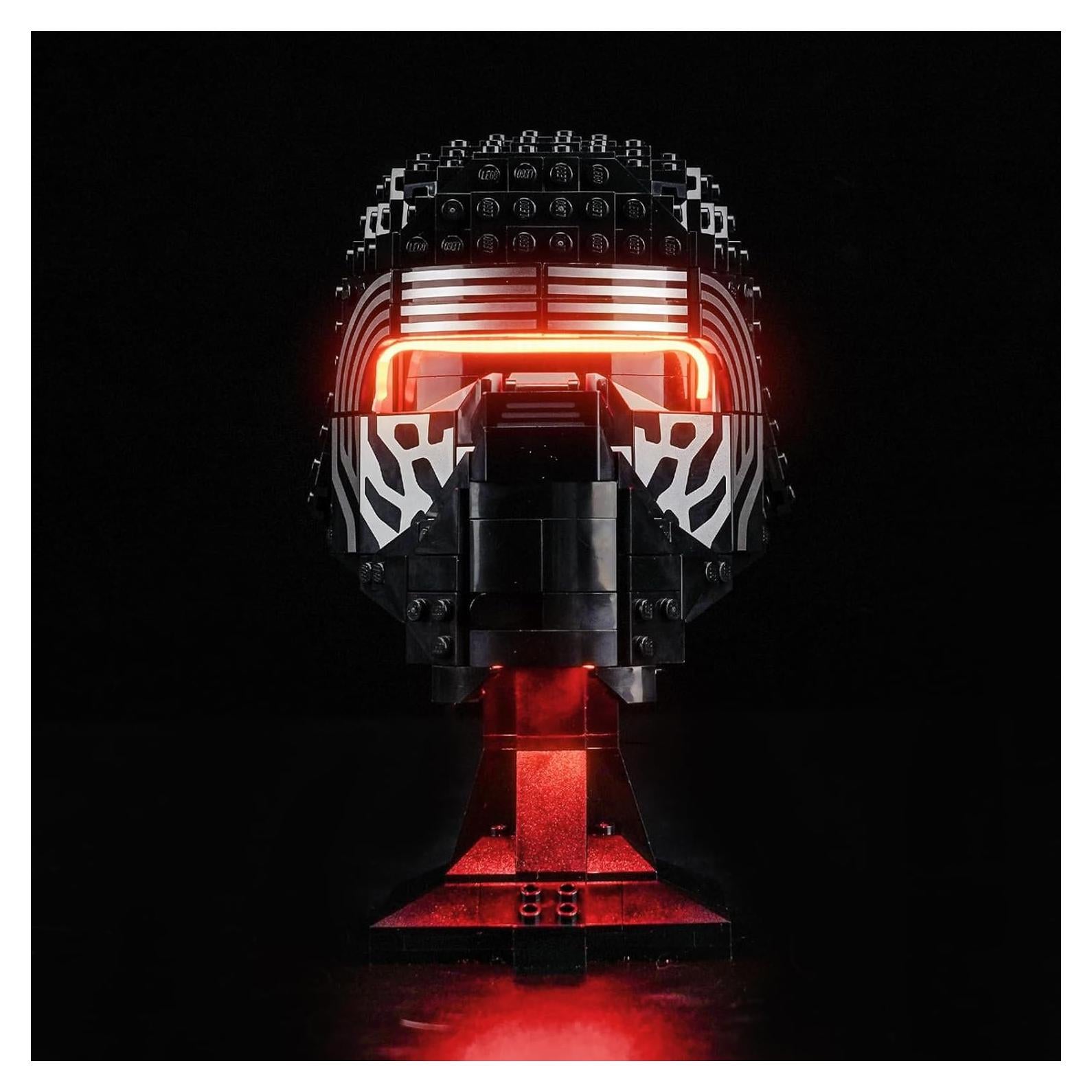 Luz LED BrickBling para Casco Lego Kylo Ren 75415 - Iluminación Creativa