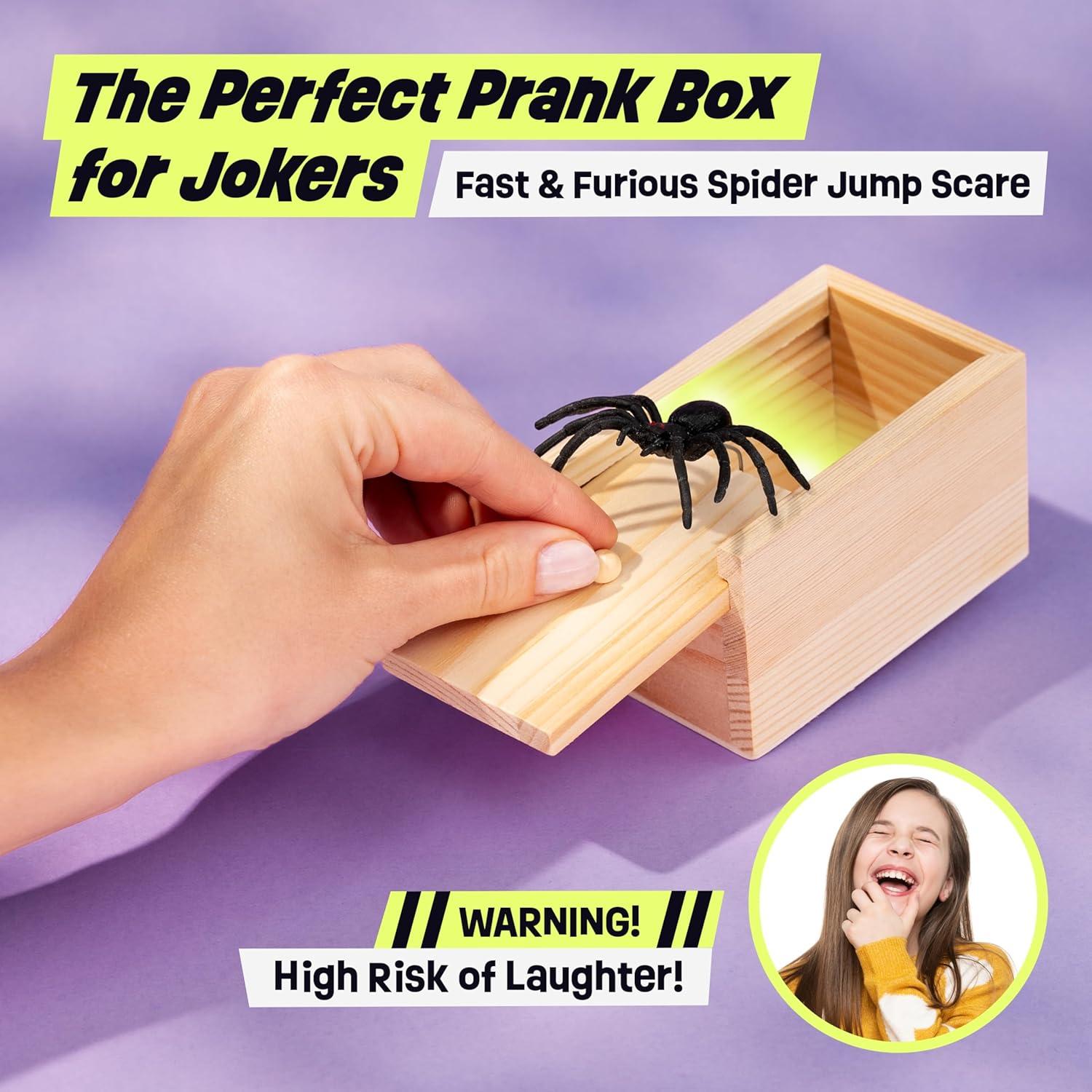 Caja de Broma Mini Araña FunFamz - Sorpresa Inofensiva