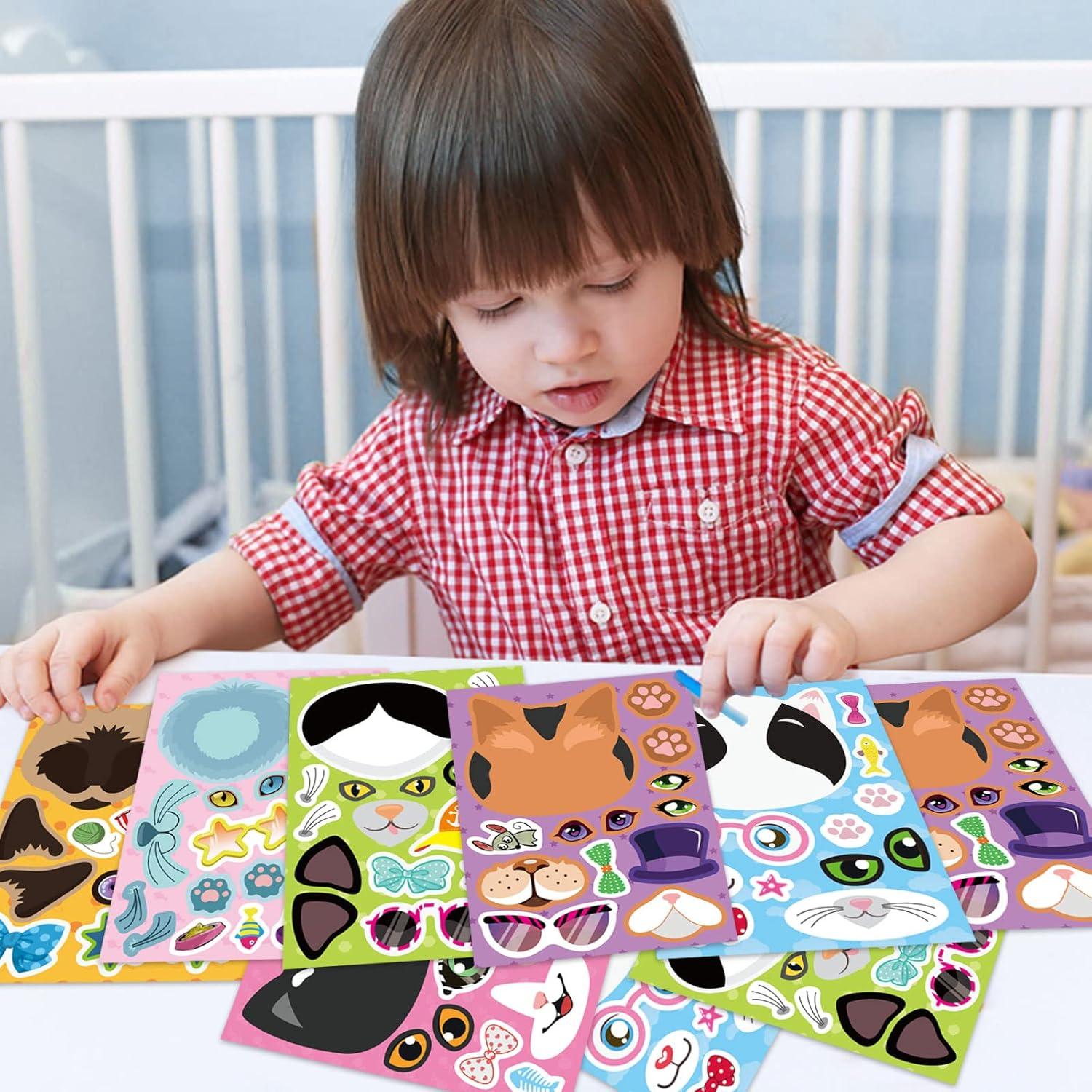 24 Stickers de Gatos DUJAA para Manualidades y Regalos