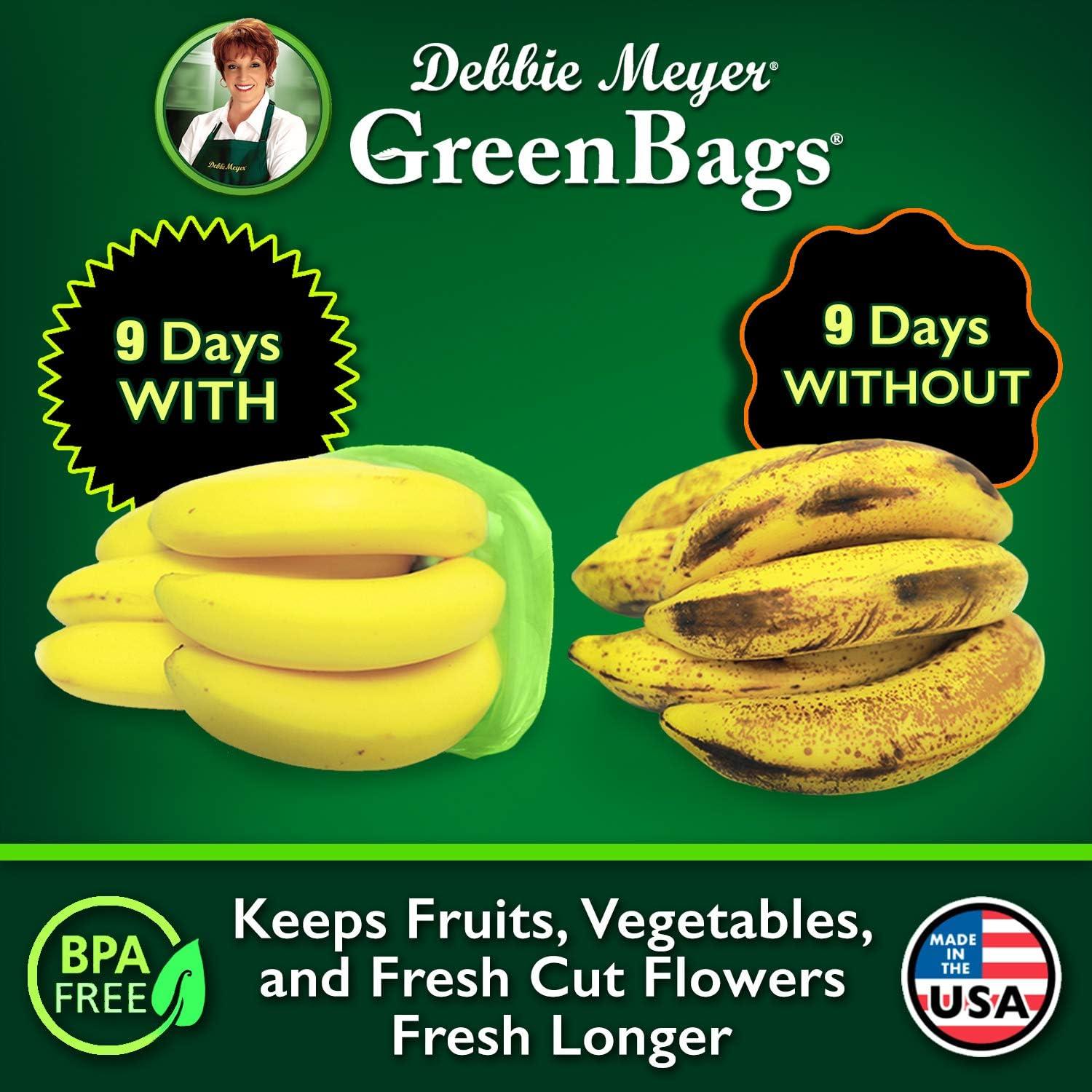 Bolsas Reutilizables Debbie Meyer GreenBags 20 Piezas - Frescura Prolongada