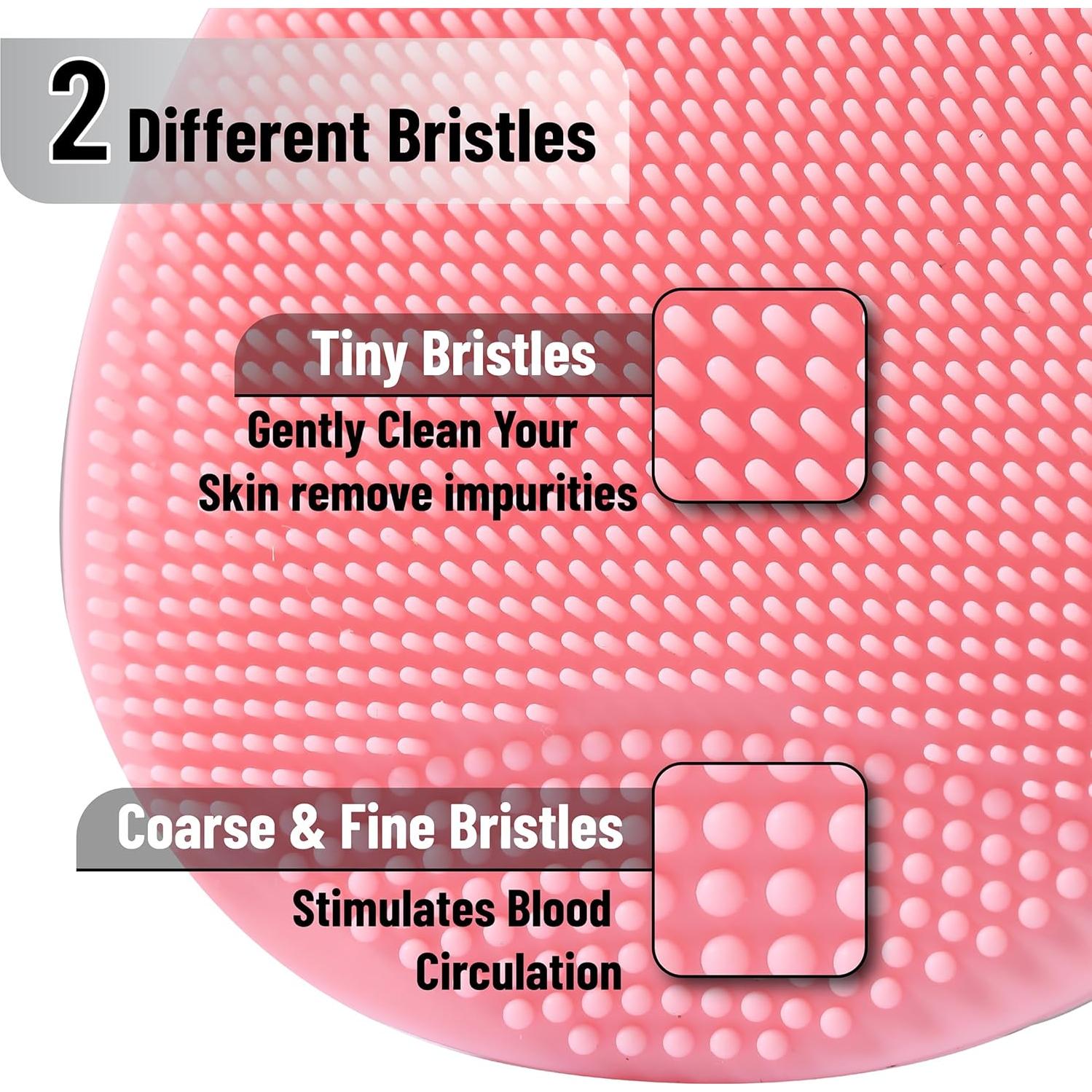 Cepillo Facial de Silicona Slick - Paquete de 4 Unidades