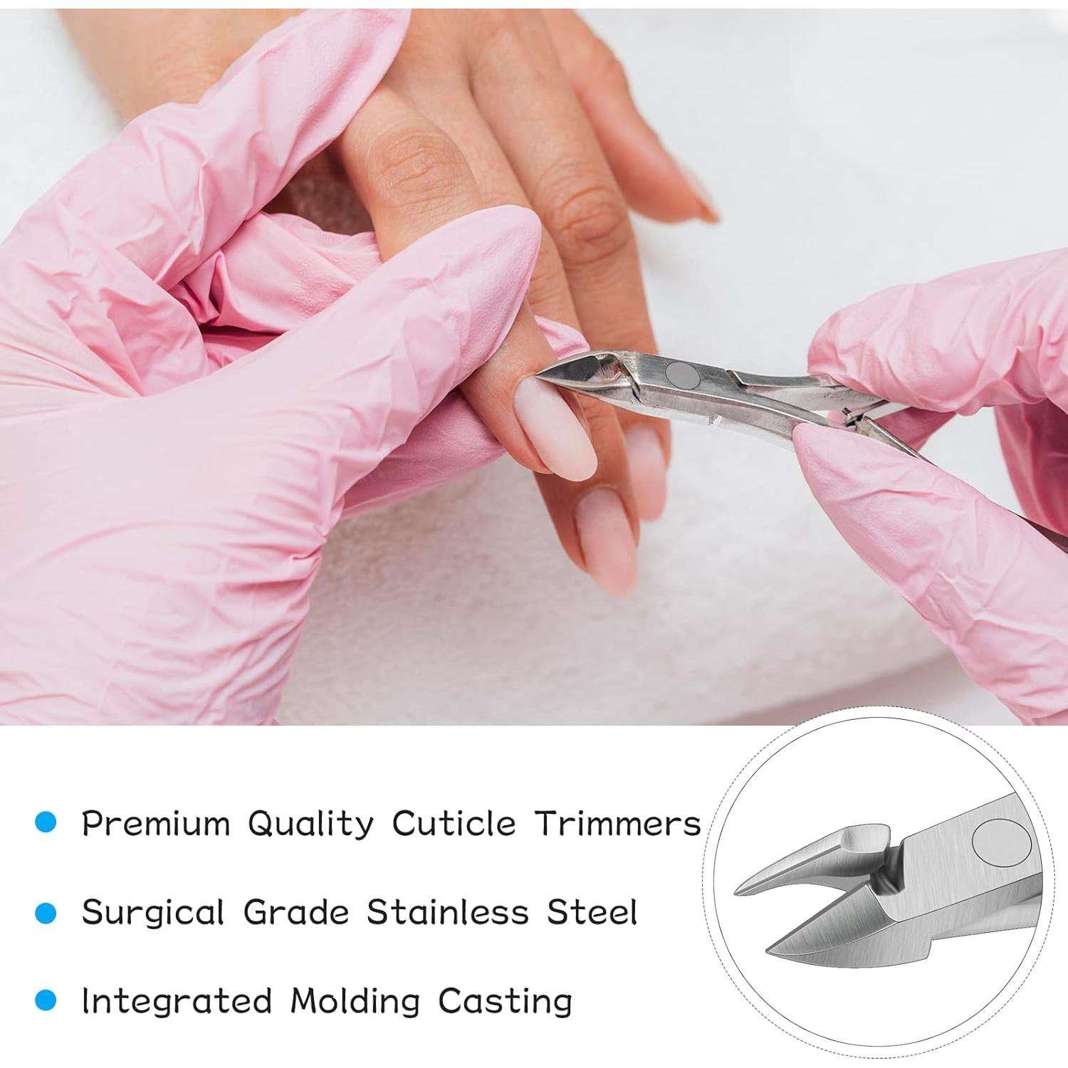 Cortadores de Cutículas Japior - 4 Paquetes Acero Inoxidable