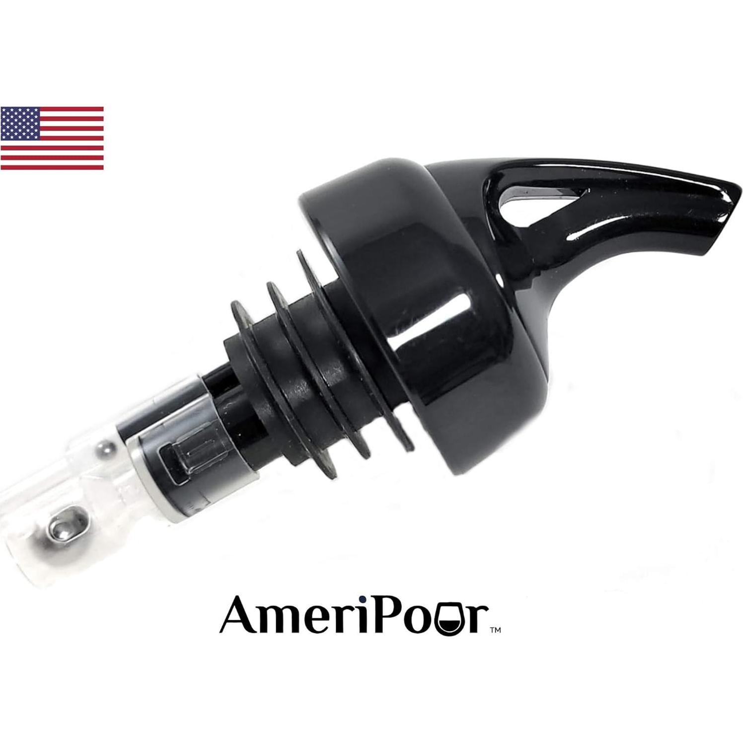 Vertedores Medidos AmeriPour - 3 Pack 45ml Negro