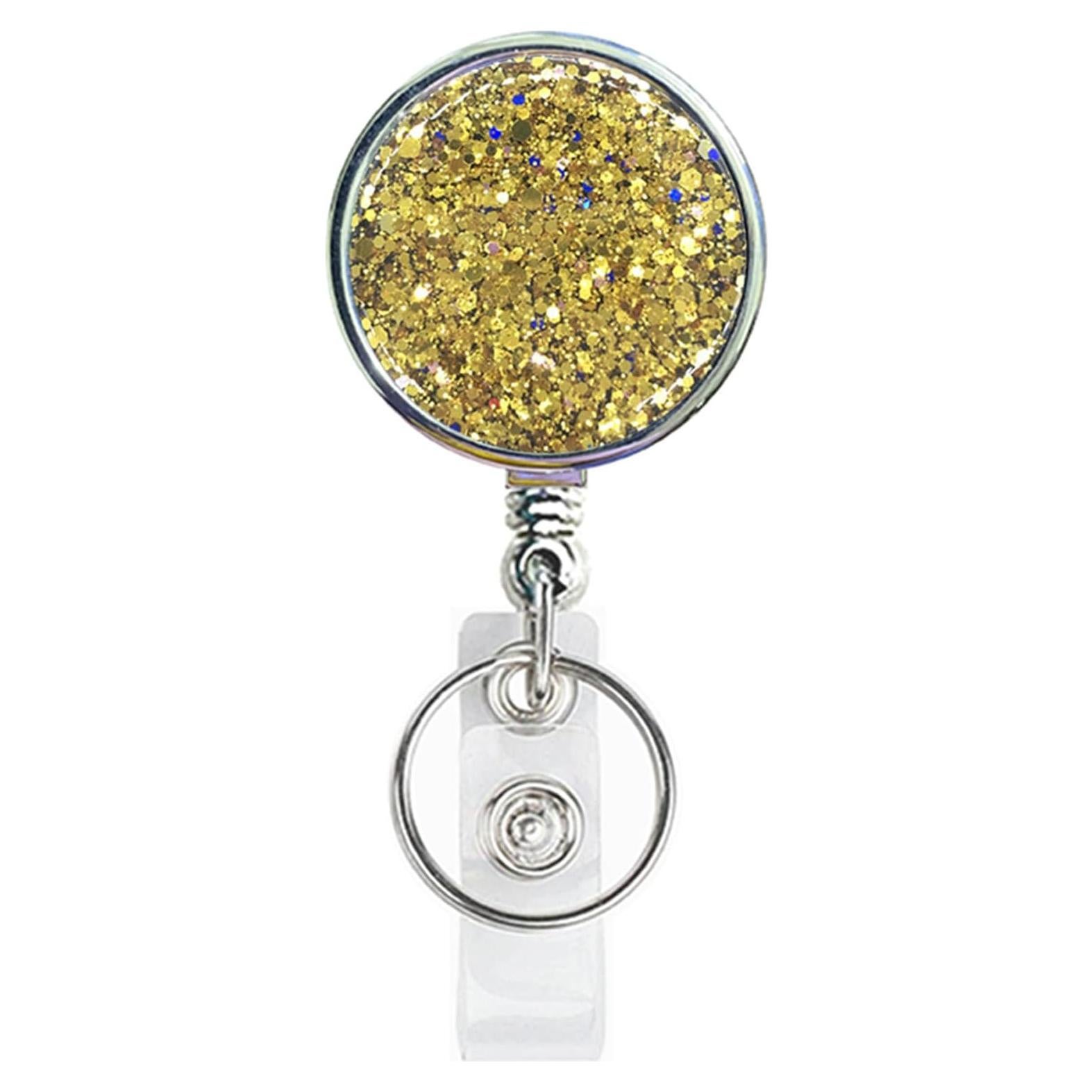 Soporte de Insignia Retráctil Boutilon con Clip y Anillo para Llaves