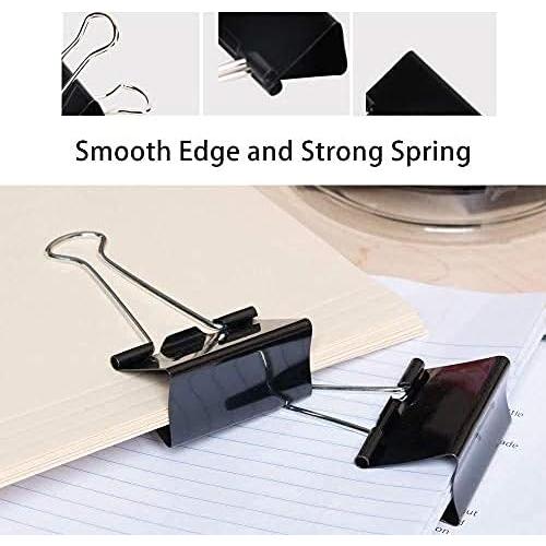 Clips de Carpeta Jumbo Ufmarine 12 Pcs 6.1 cm 340 Hojas